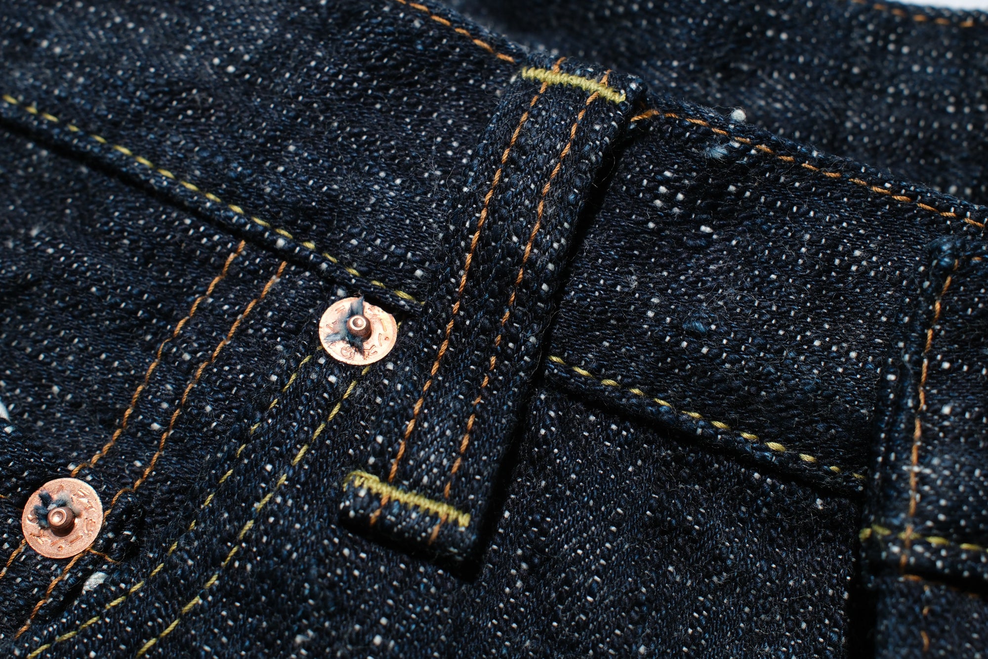 Samurai 17oz "Night-Rain" Vertical Slubby Denim (Relaxed Tapered fit)