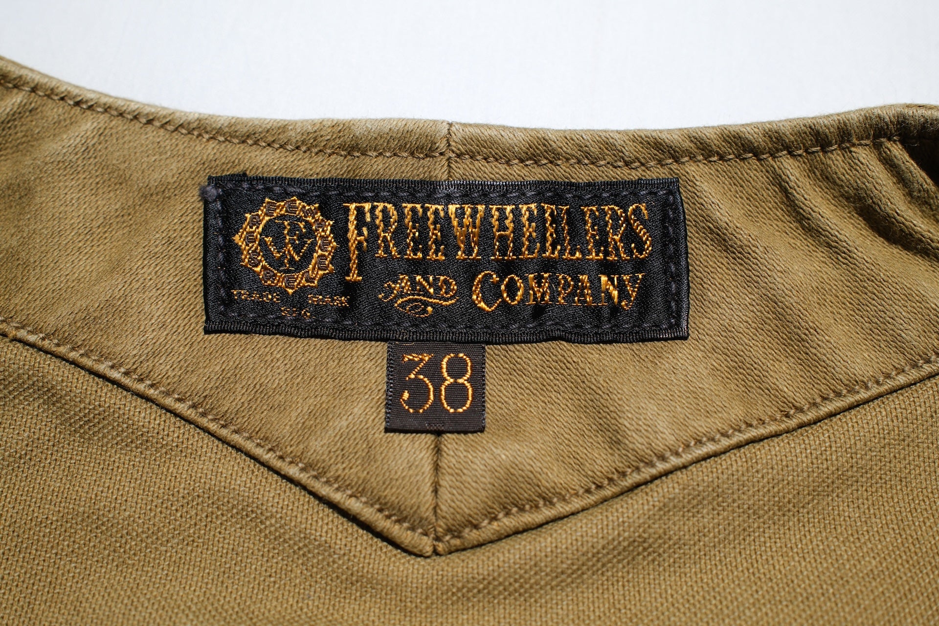 Freewheelers “Speed Engineer” Sleeveless Coat (Khaki)