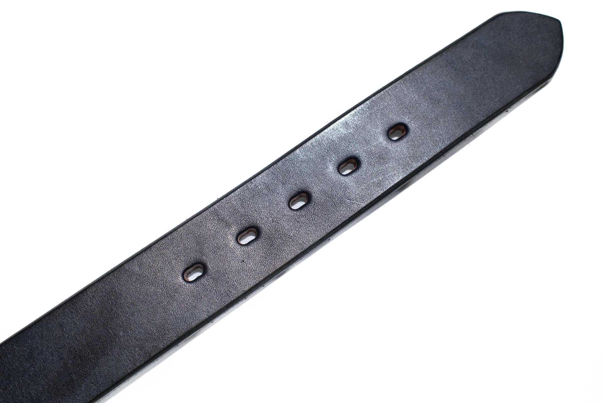 Samurai Natural Indigo Dyed Himeji-Cowhide “Garrison” Belt