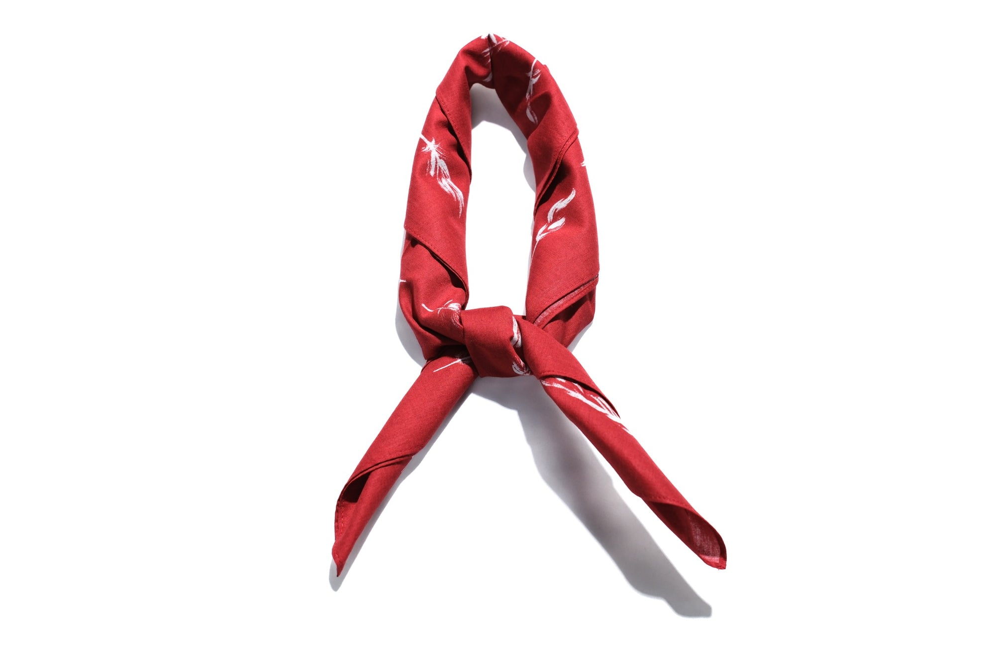 Samurai "Yatagarasu" Cotton Bandana (Red)