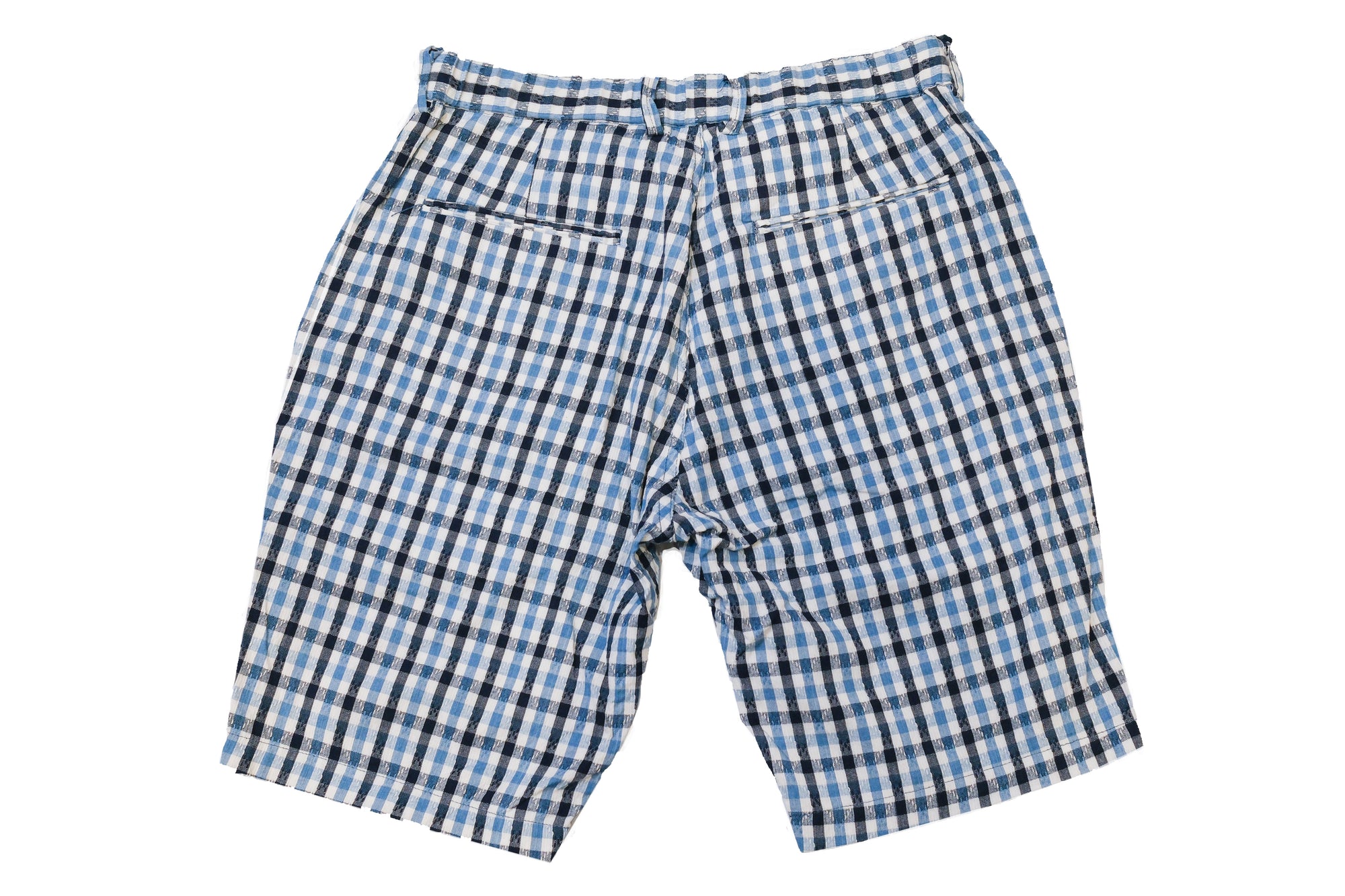 Samurai Natural Indigo Dyed “Diamond Sashiko” Easy Shorts