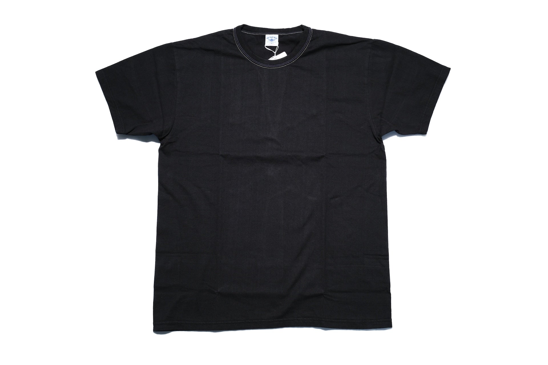 The Flat Head 9oz "Sukajan Tiger" Loopwheeled Tee (Black)