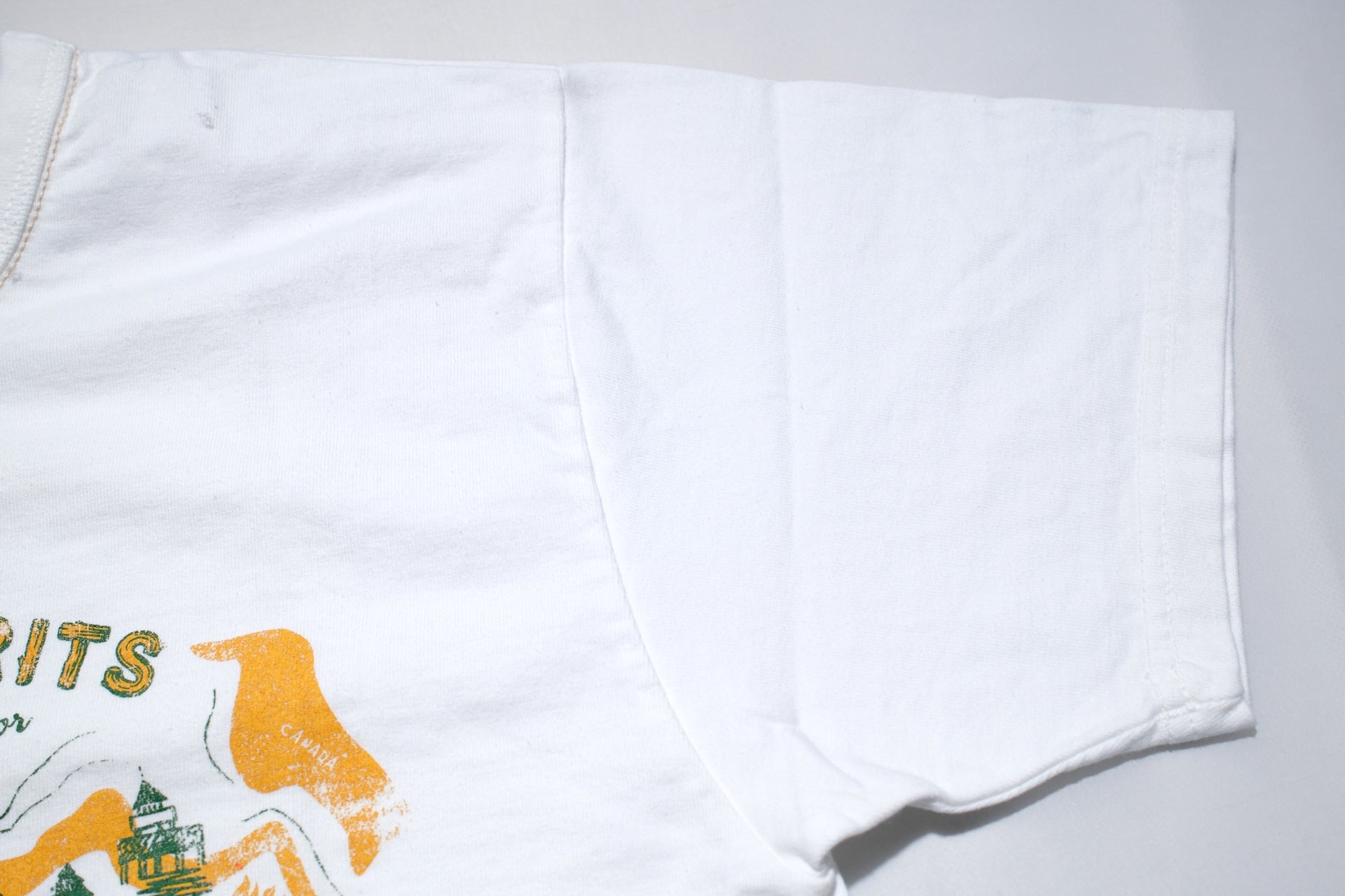 The Flat Head 9oz "Frontier Spirits" Loopwheeled Tee (White)