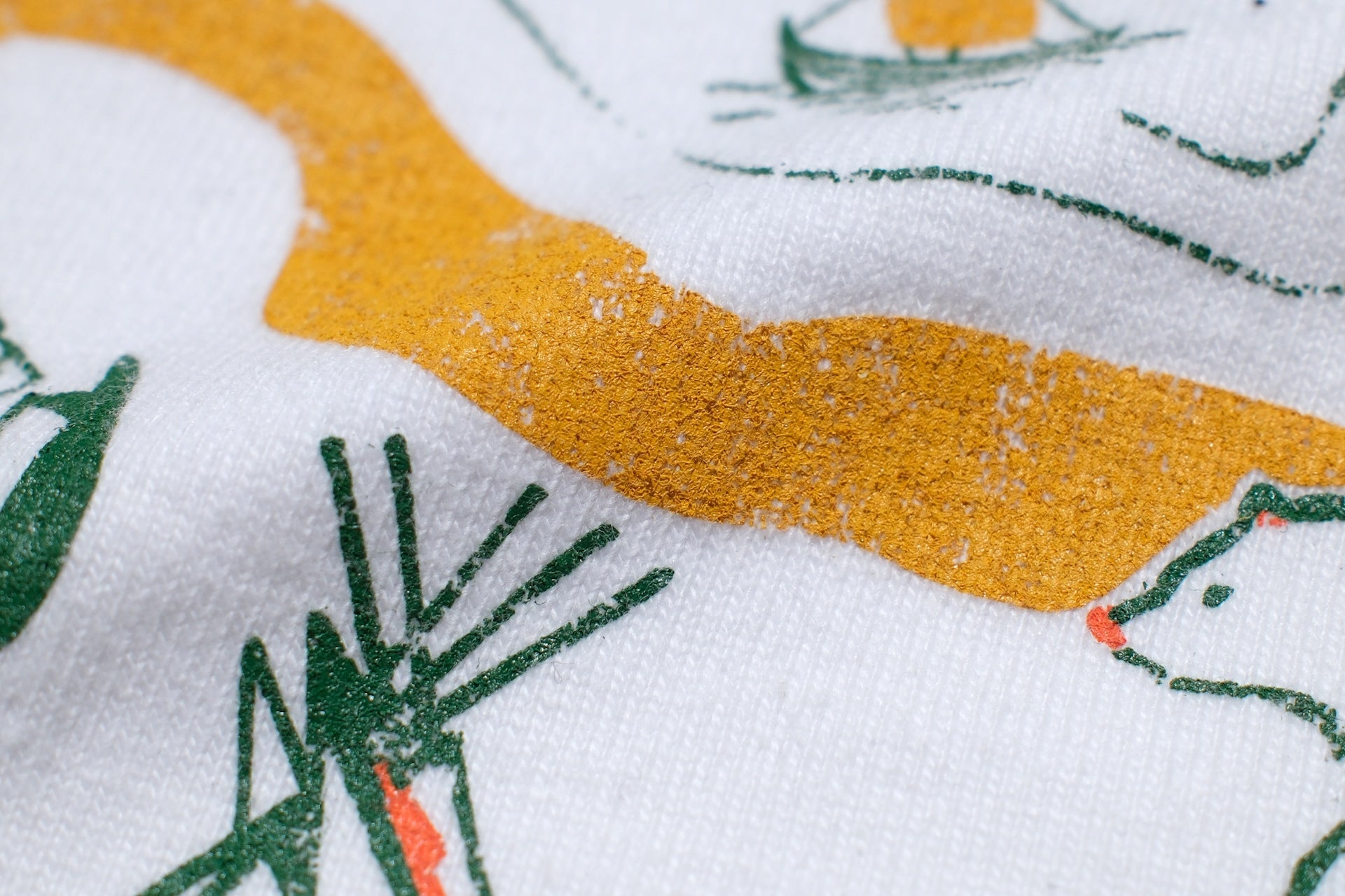 The Flat Head 9oz "Frontier Spirits" Loopwheeled Tee (White)