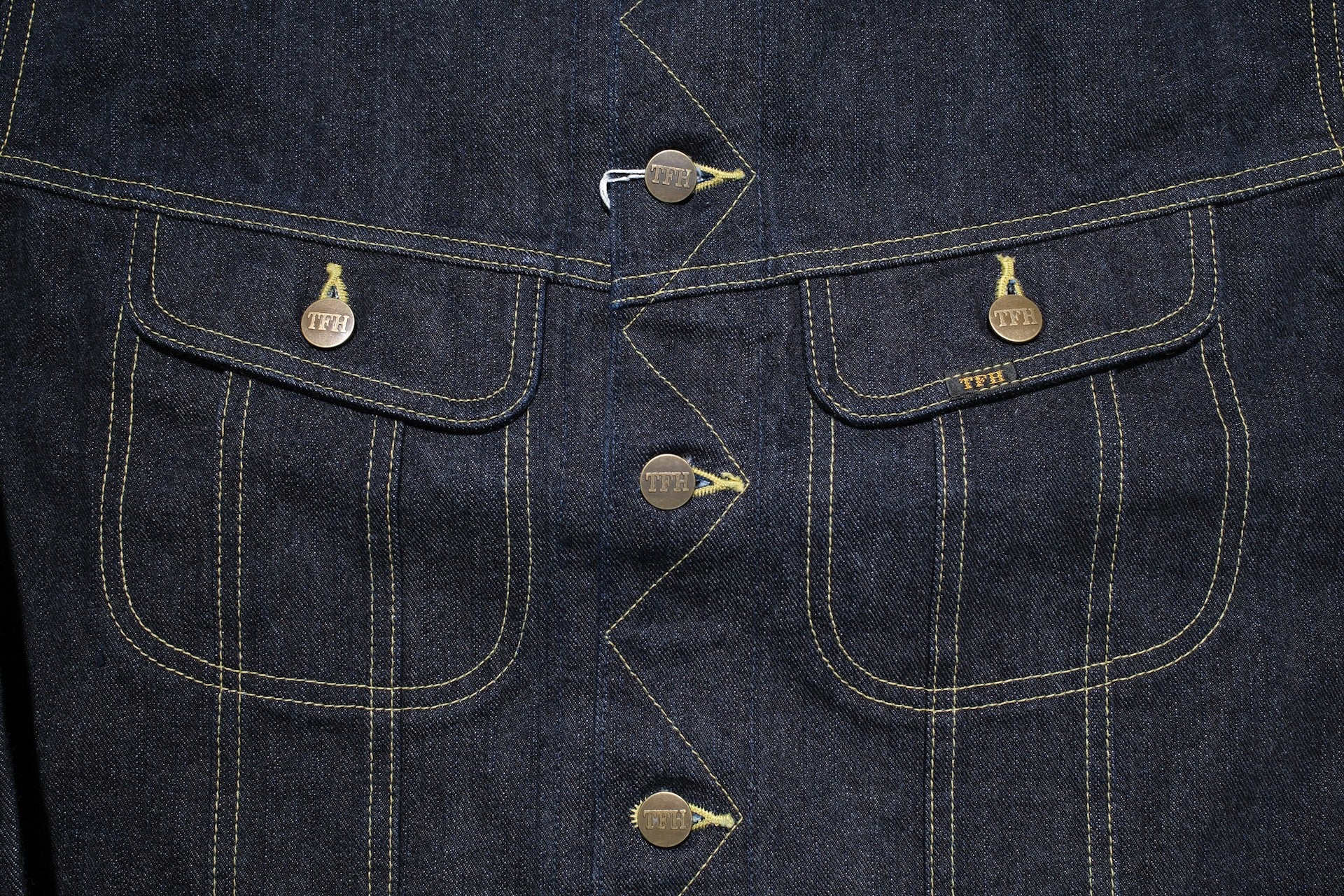 The Flat Head 14.5oz LHT "Rider" Denim Jacket (Indigo)