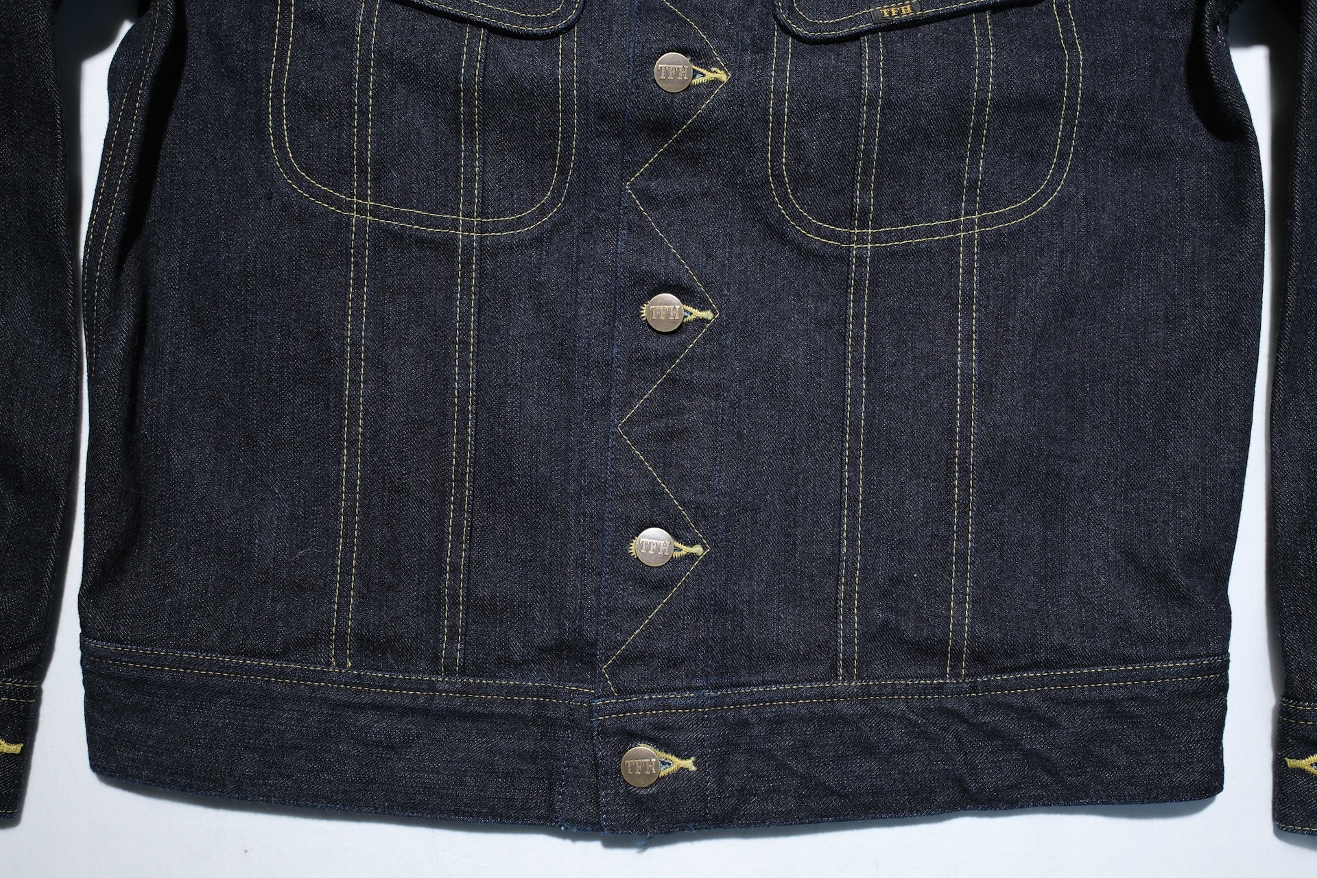 The Flat Head 14.5oz LHT "Rider" Denim Jacket (Indigo)