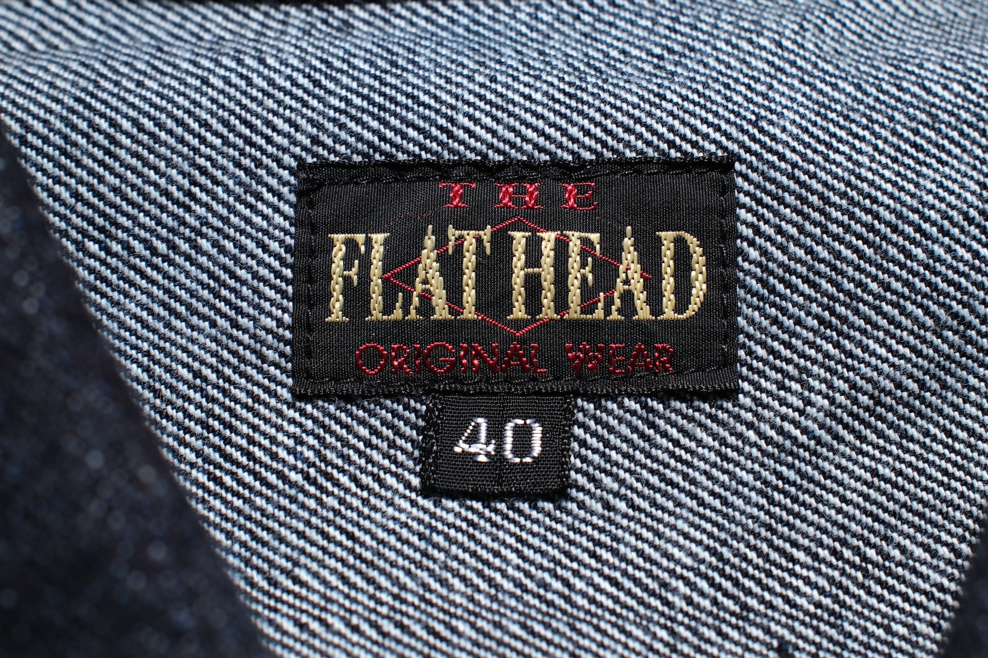 The Flat Head 14.5oz LHT "Rider" Denim Jacket (Indigo)