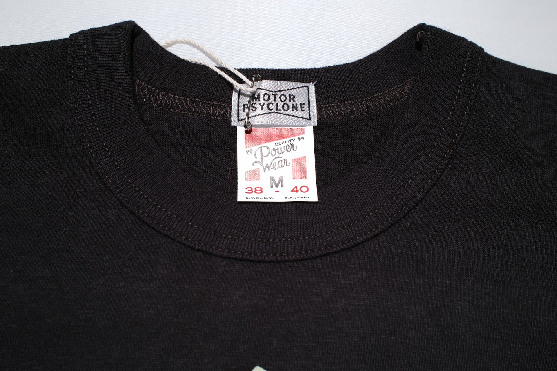 Freewheelers "RISING FROM HELL" Loopwheeled Tee (Shady Black)
