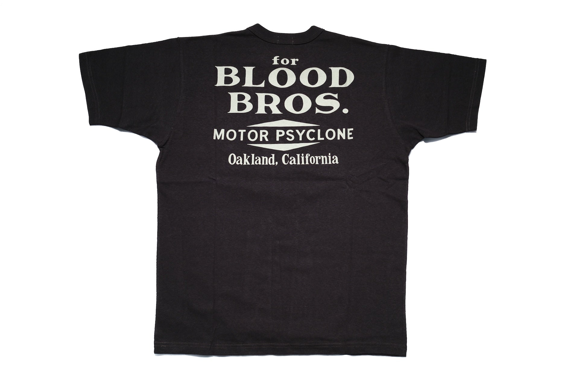 Freewheelers "RISING FROM HELL" Loopwheeled Tee (Shady Black)