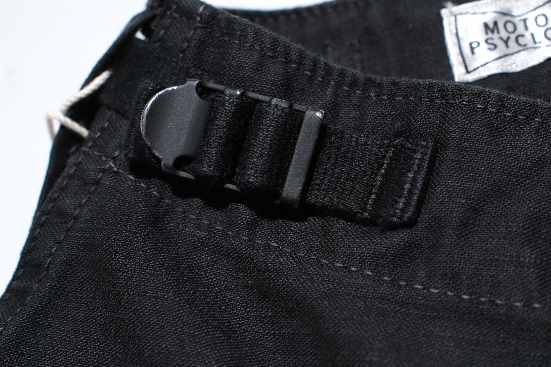 Freewheelers “GRUNTS” Back Satin Cut-Length Trousers (Black)