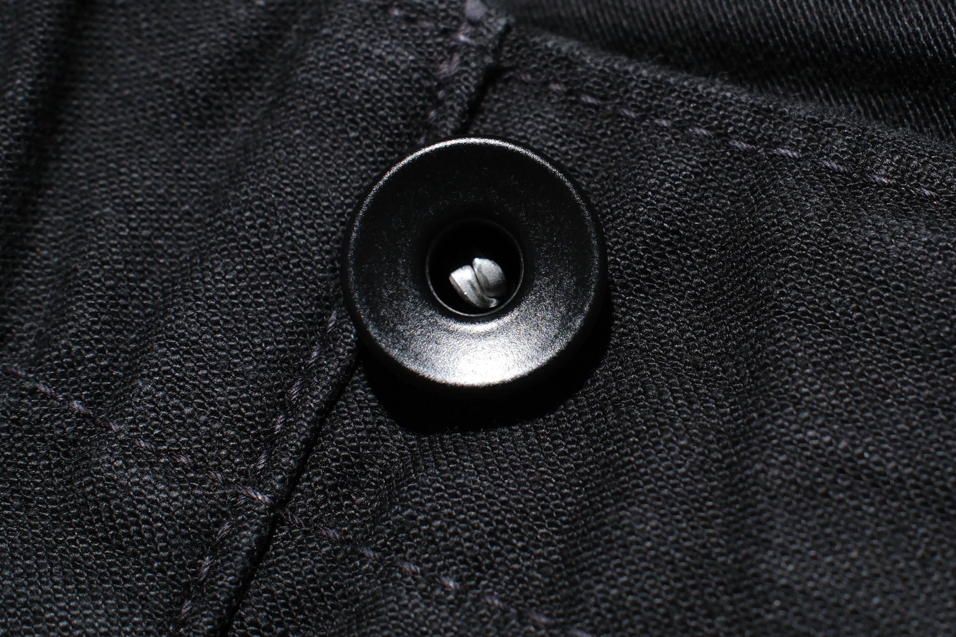 Freewheelers “GRUNTS” Back Satin Cut-Length Trousers (Black)