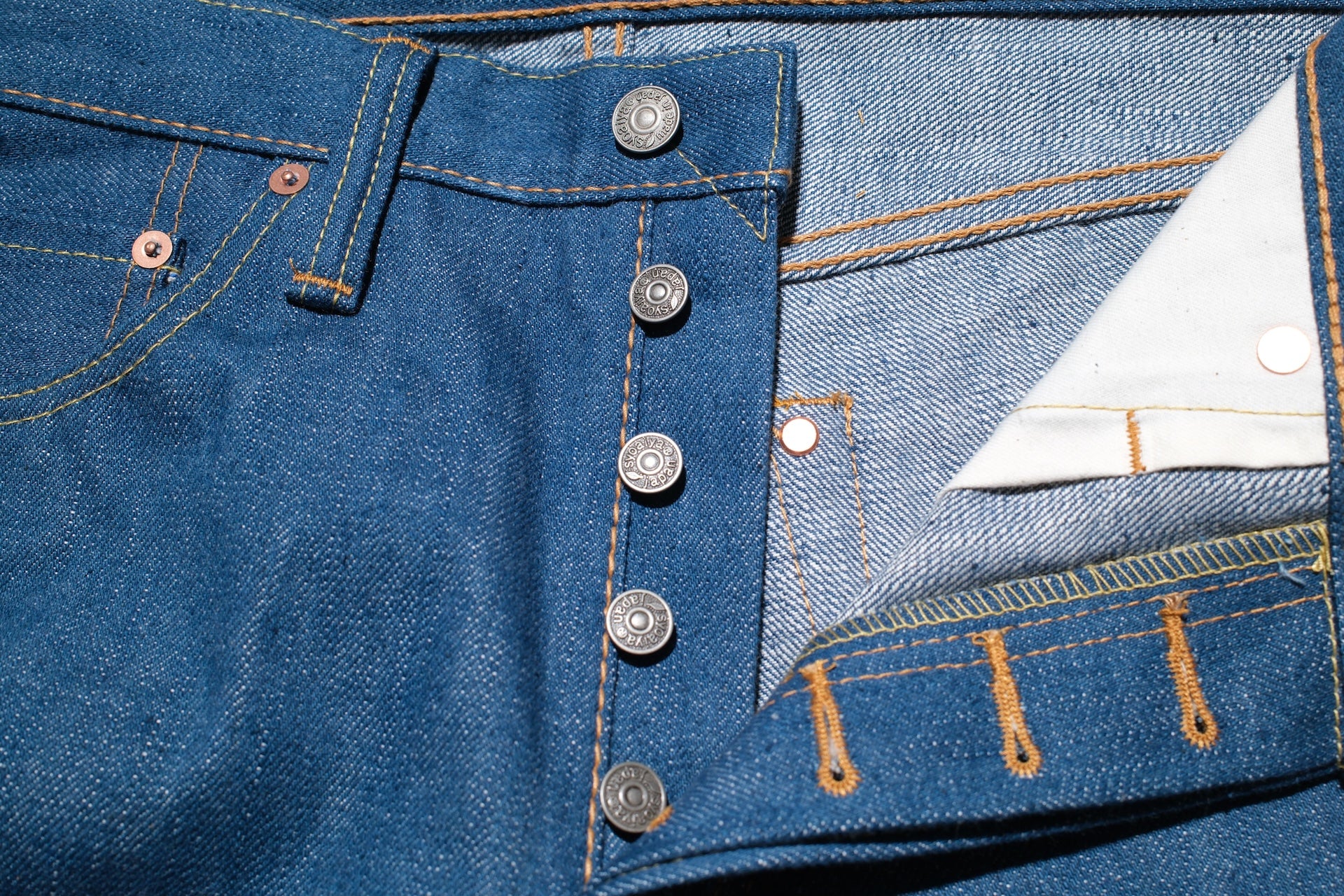 Pure Blue Japan 14oz GRE-019 "Greencast" Denim (Relaxed Tapered Fit)