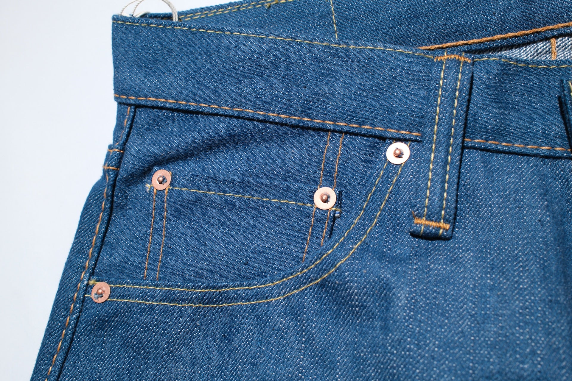 Pure Blue Japan 14oz GRE-019 "Greencast" Denim (Relaxed Tapered Fit)