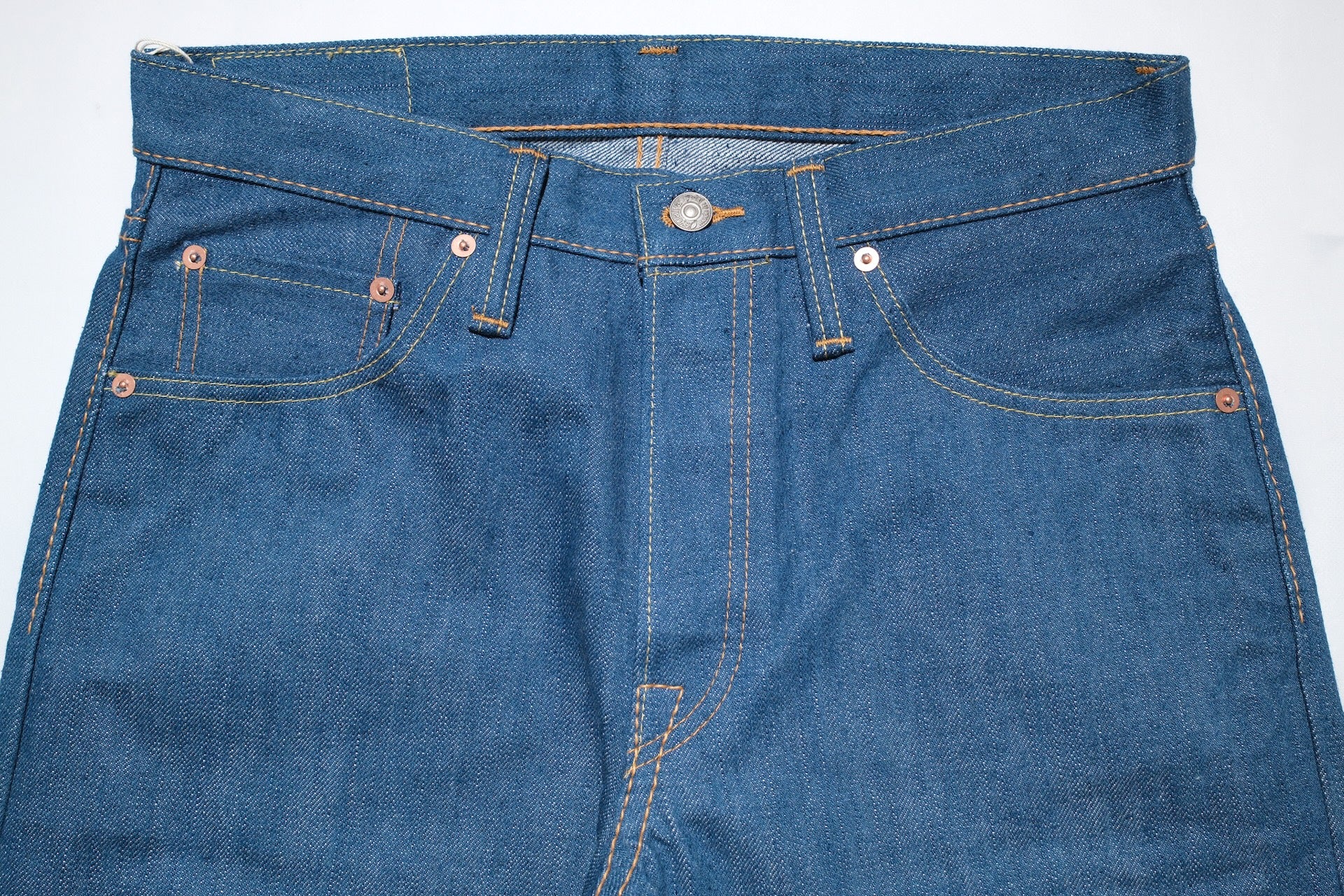 Pure Blue Japan 14oz GRE-019 "Greencast" Denim (Relaxed Tapered Fit)