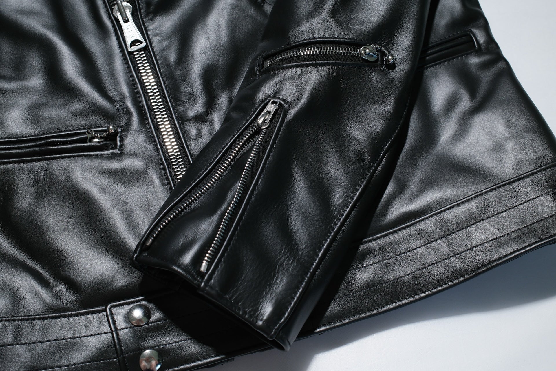 Lewis Leathers 441T Black Horsehide 'Cyclone' Jacket (Tight Fit)