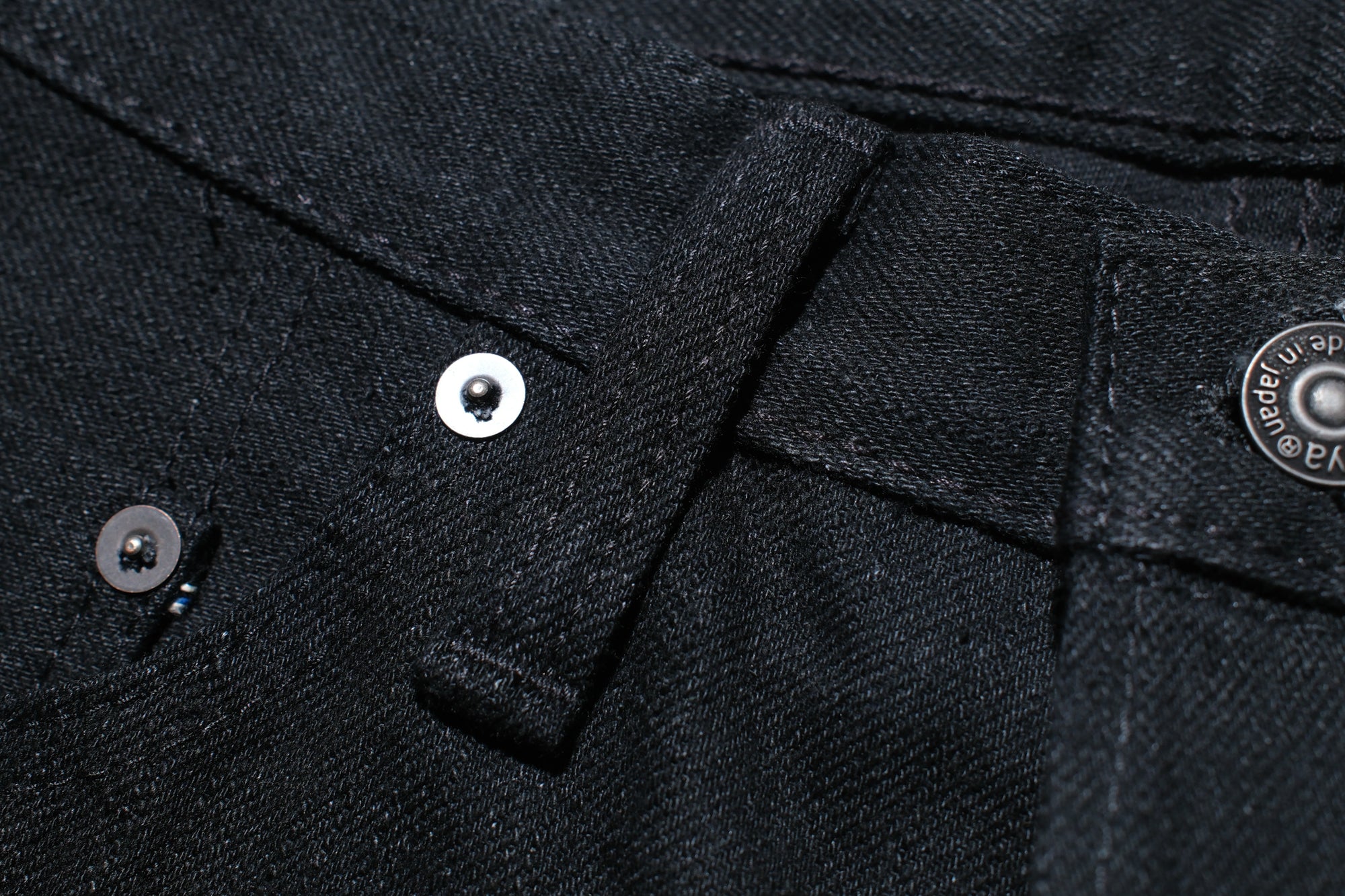 Pure Blue Japan 14oz XX-003-BK "Ultimate Black" Denim (Regular Straight fit)