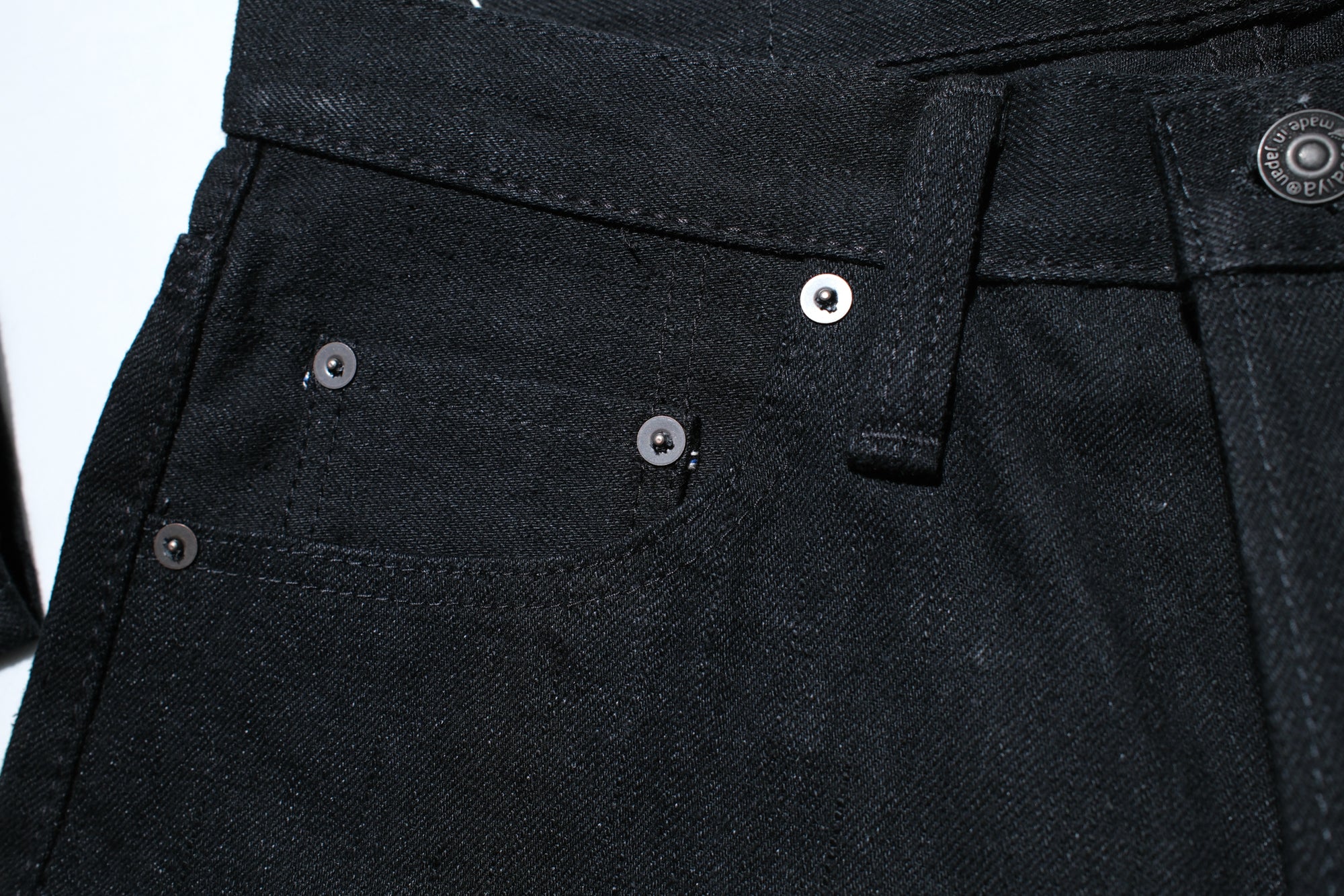 Pure Blue Japan 14oz XX-003-BK "Ultimate Black" Denim (Regular Straight fit)