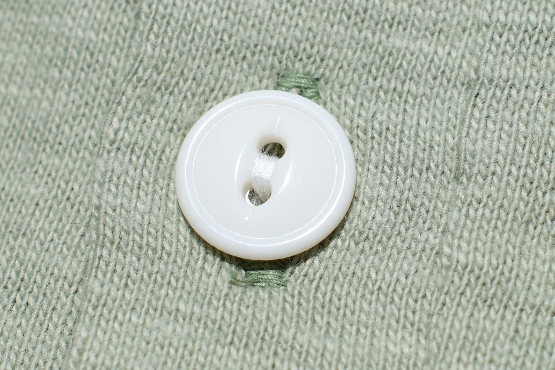 Warehouse 5.5oz "Bamboo Textured" Henley Tee (Pale Green)