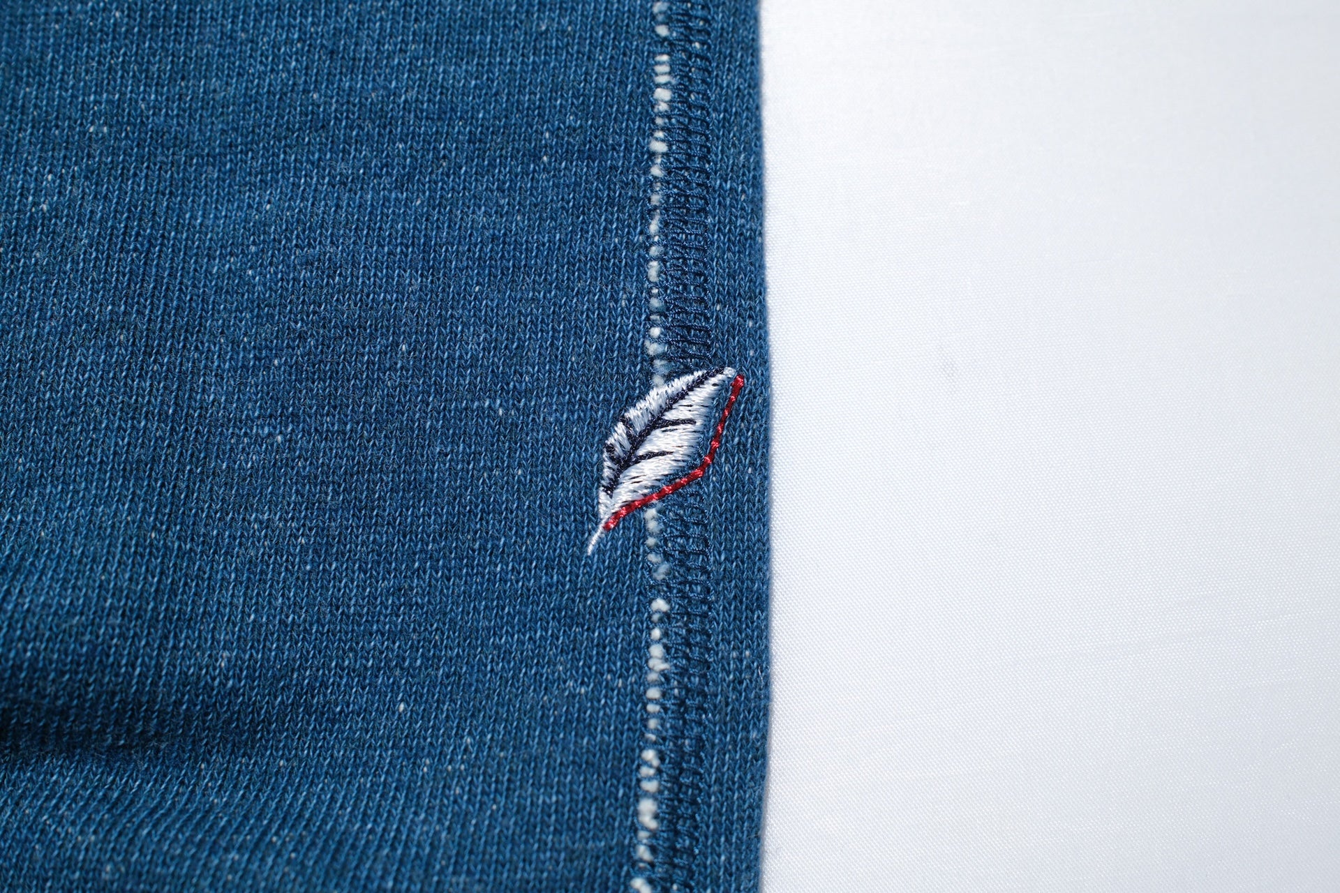 Pure Blue Japan "Slub Yarn" Raglan Sweatshirt (Greencast Indigo)