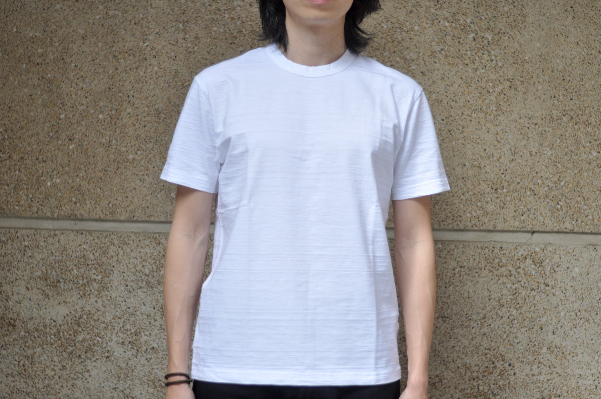 Pure Blue Japan 8oz "Slub Yarn" S/S Tee (Off White)