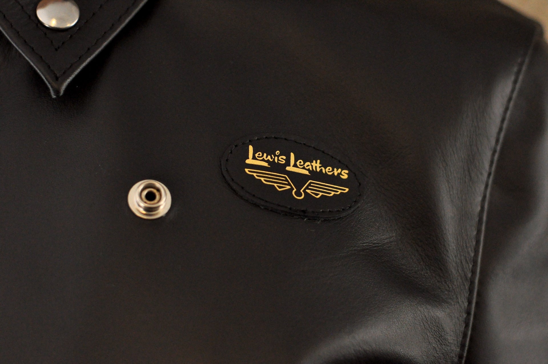 Lewis Leathers Black Horsehide 'Lightning' 391T Jacket (Tight Fit)