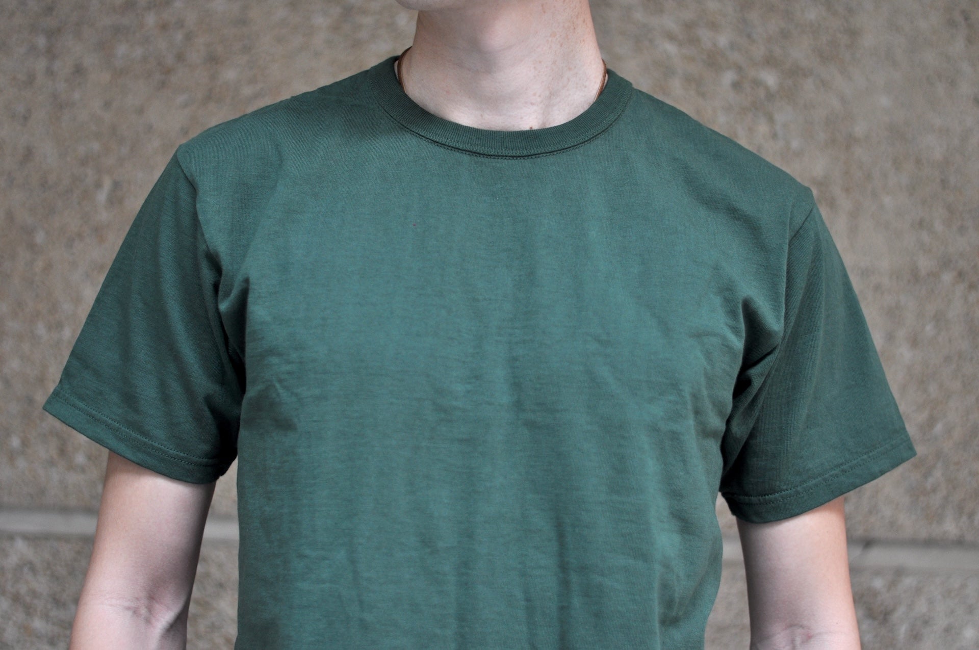 The Strike Gold X CORLECTION 7oz Loopwheeled Tee (Dark Green)