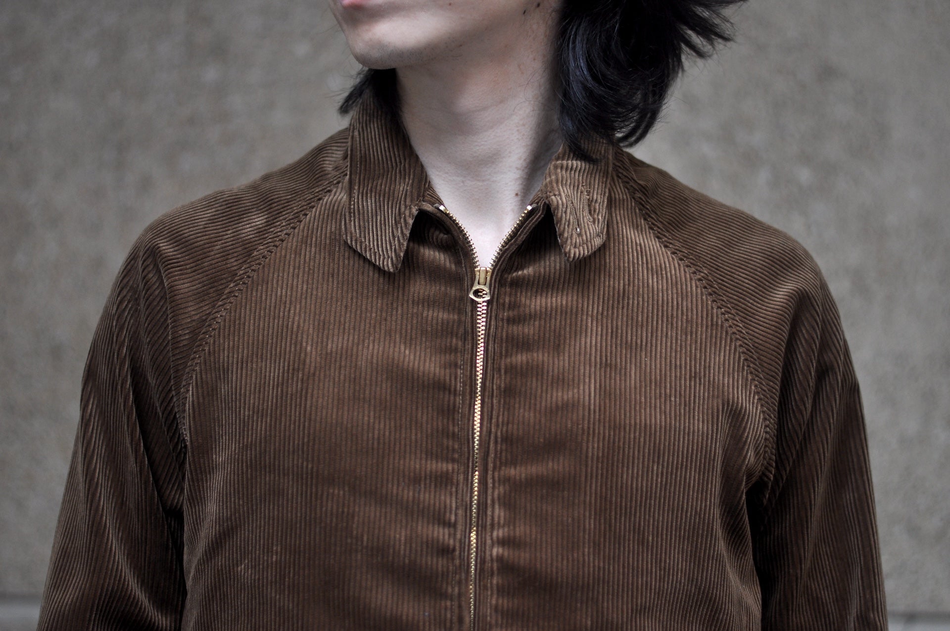 BONCOURA Heavyweight Corduroy "Dog Ear" Sport Jacket (Brown)