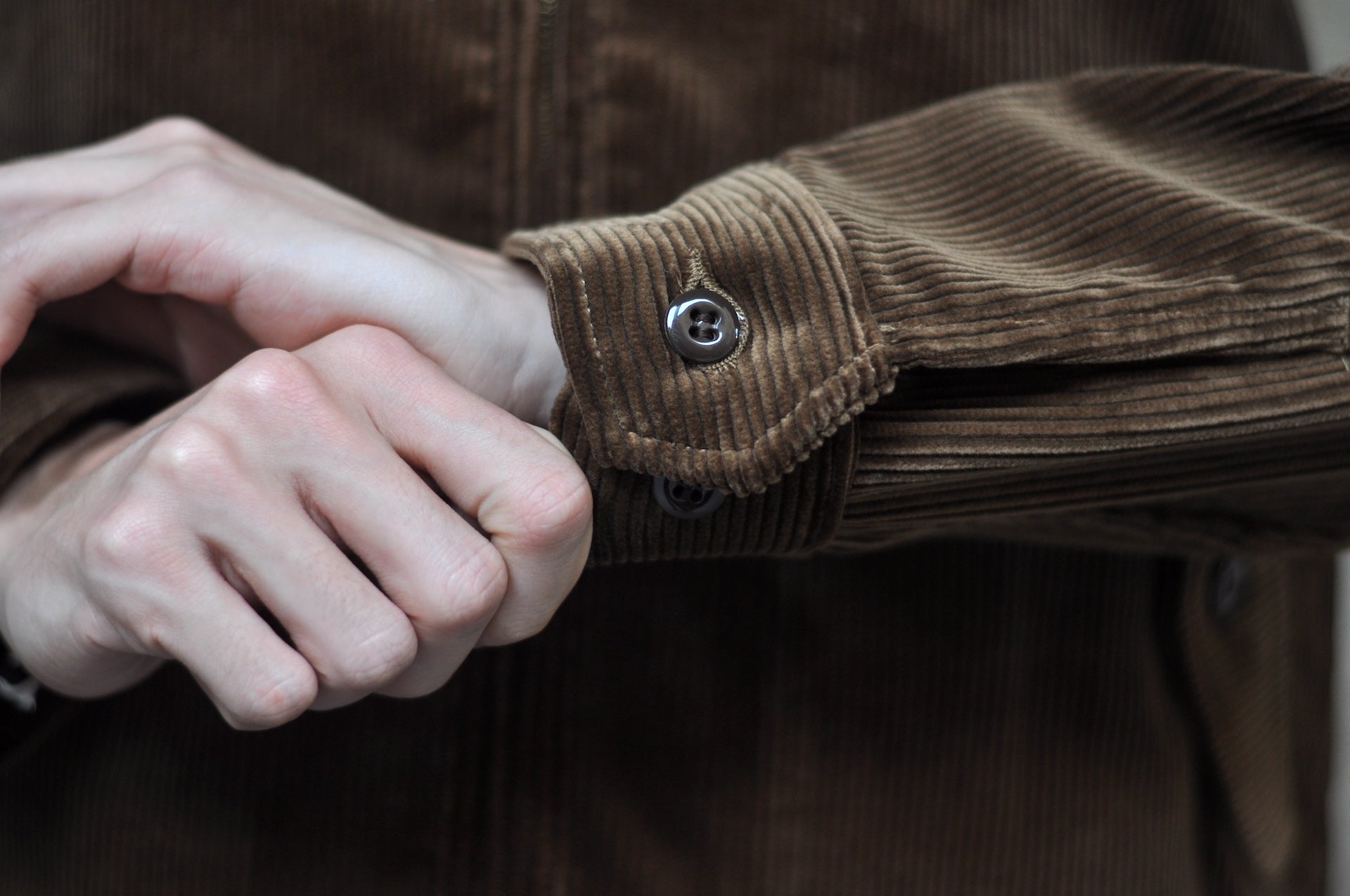 BONCOURA Heavyweight Corduroy "Dog Ear" Sport Jacket (Brown)