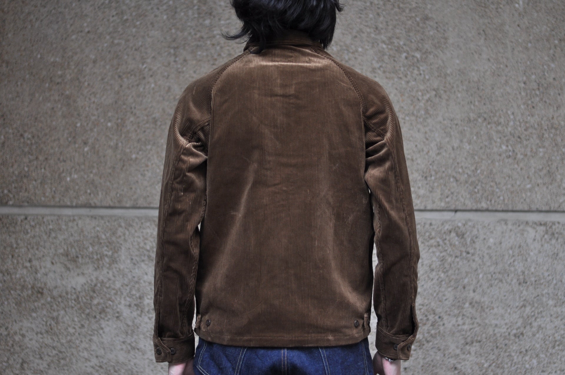 BONCOURA Heavyweight Corduroy "Dog Ear" Sport Jacket (Brown)