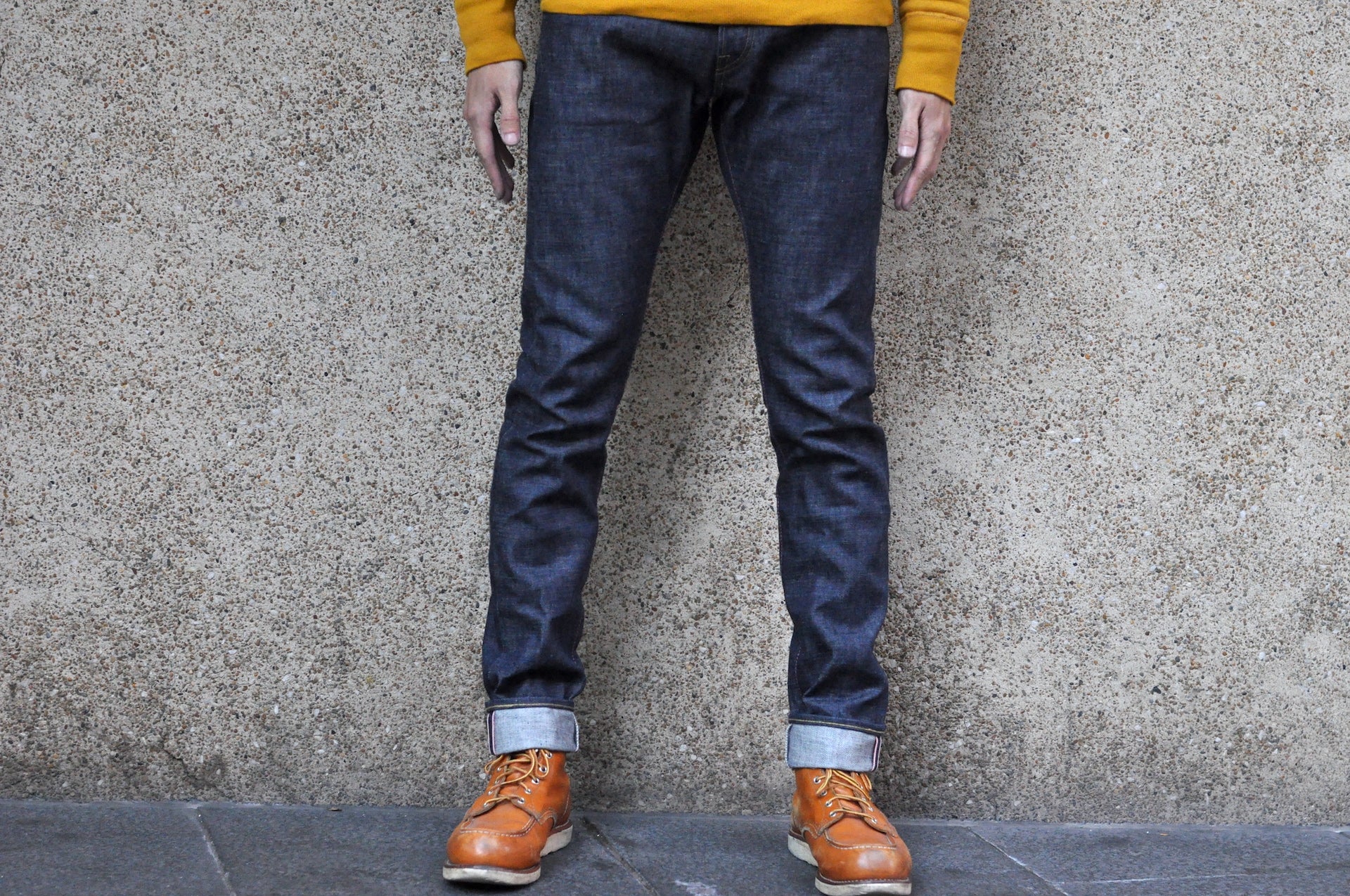 MOMOTARO JEANS 14.7oz 'Legacy Blue' 0405-40 Denim (High Tapered fit)