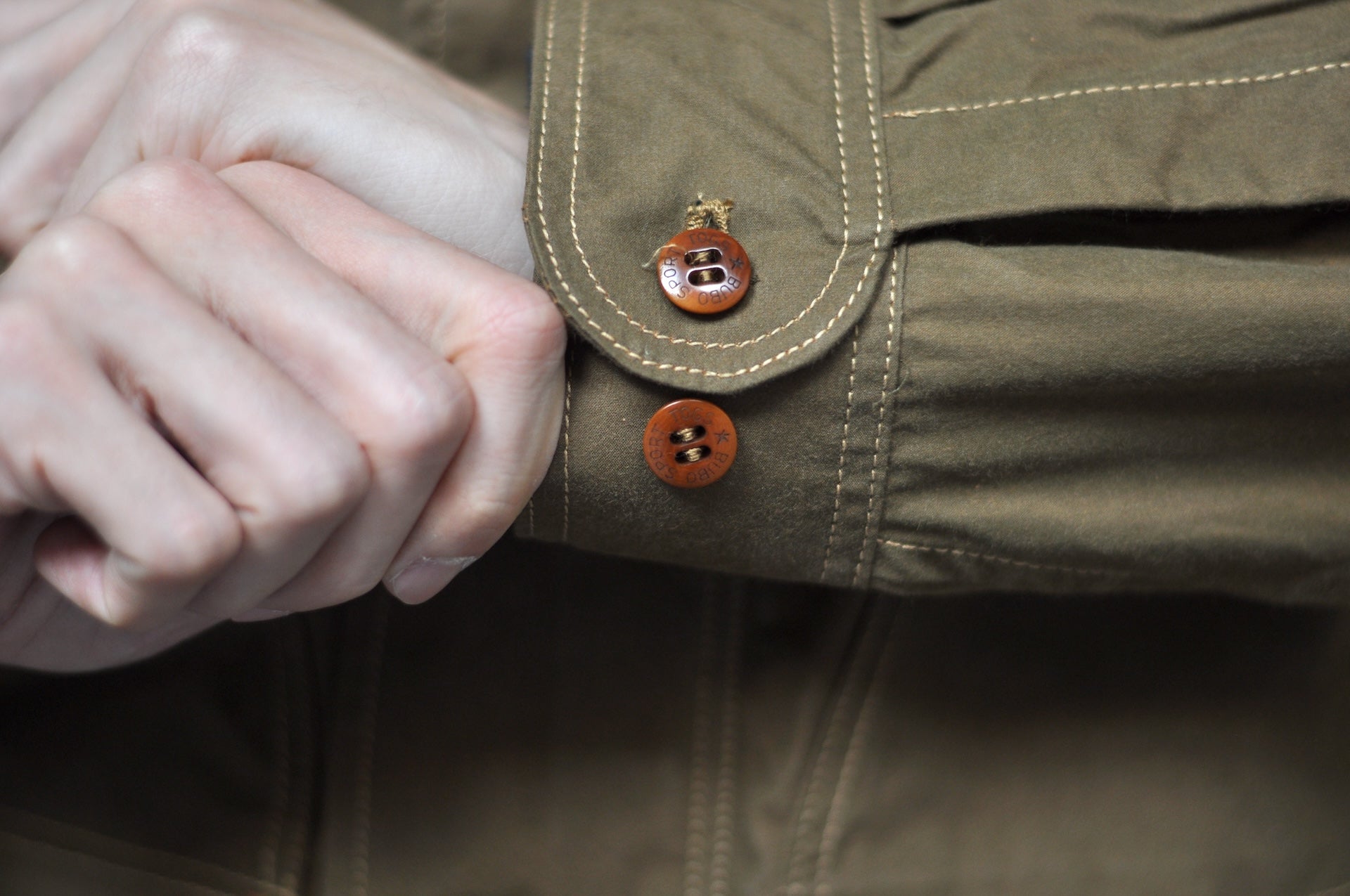 Freewheelers “WILDLIFE RANGER” High-Density Weathered Twill Outdoor Jacket (Khaki Olive)