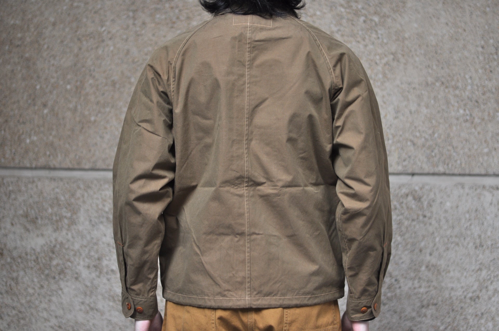 Freewheelers “WILDLIFE RANGER” High-Density Weathered Twill Outdoor Jacket (Khaki Olive)
