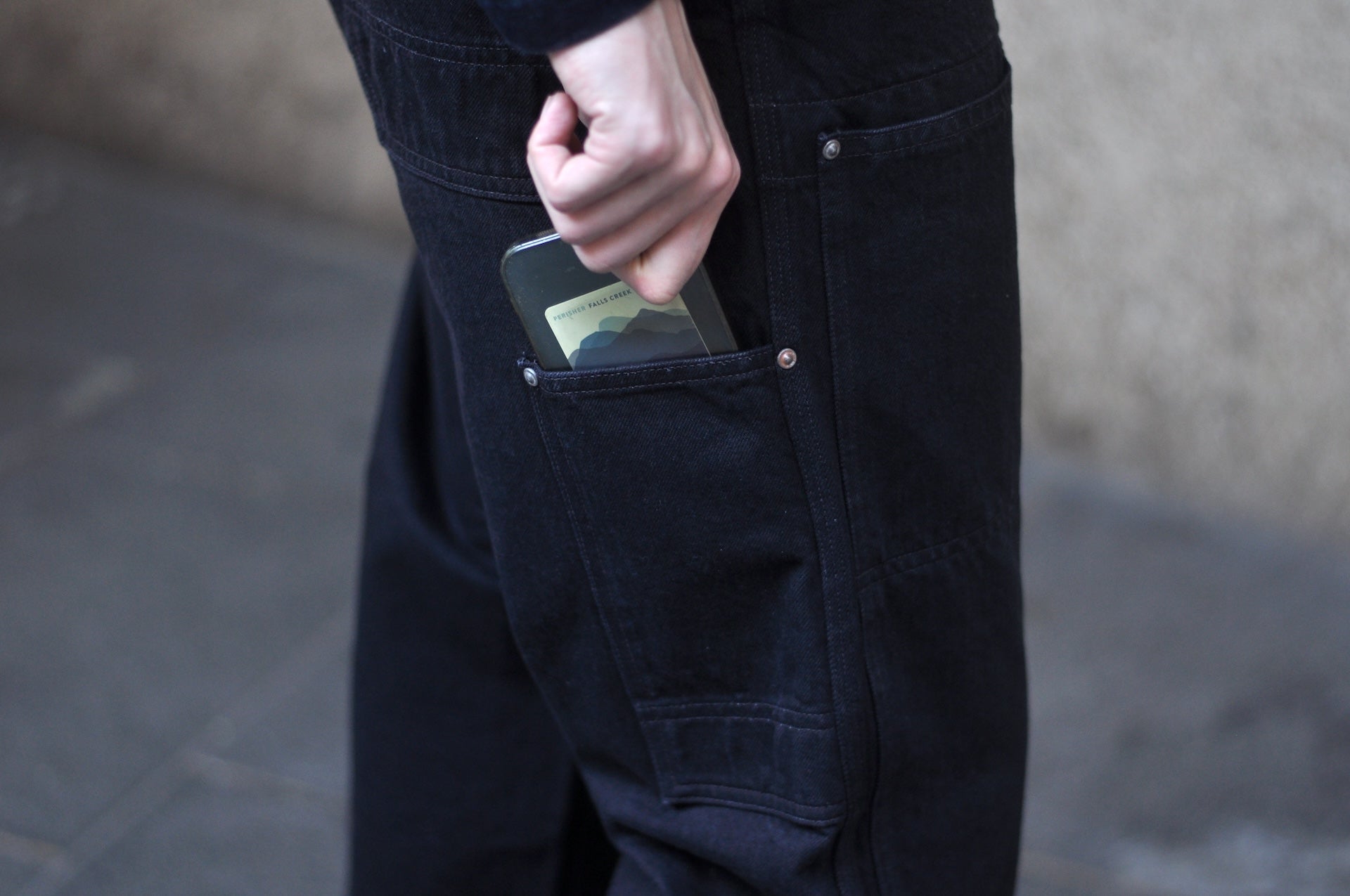 Freewheelers 11oz Duck Canvas “Bakersfield” Trousers (Rude Black)