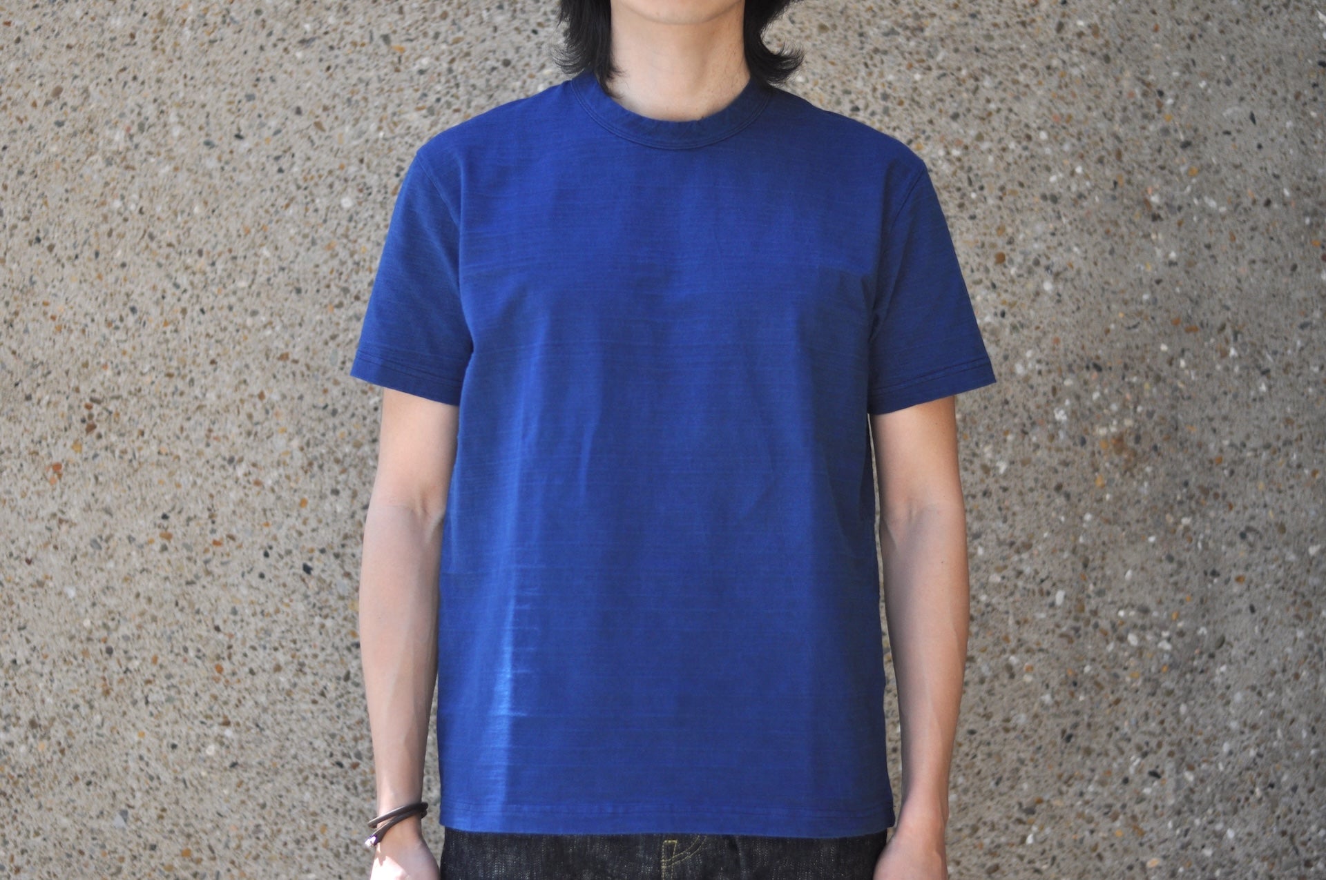 Pure Blue Japan 8oz "Slub Yarn" S/S Tee (Genuine Indigo)