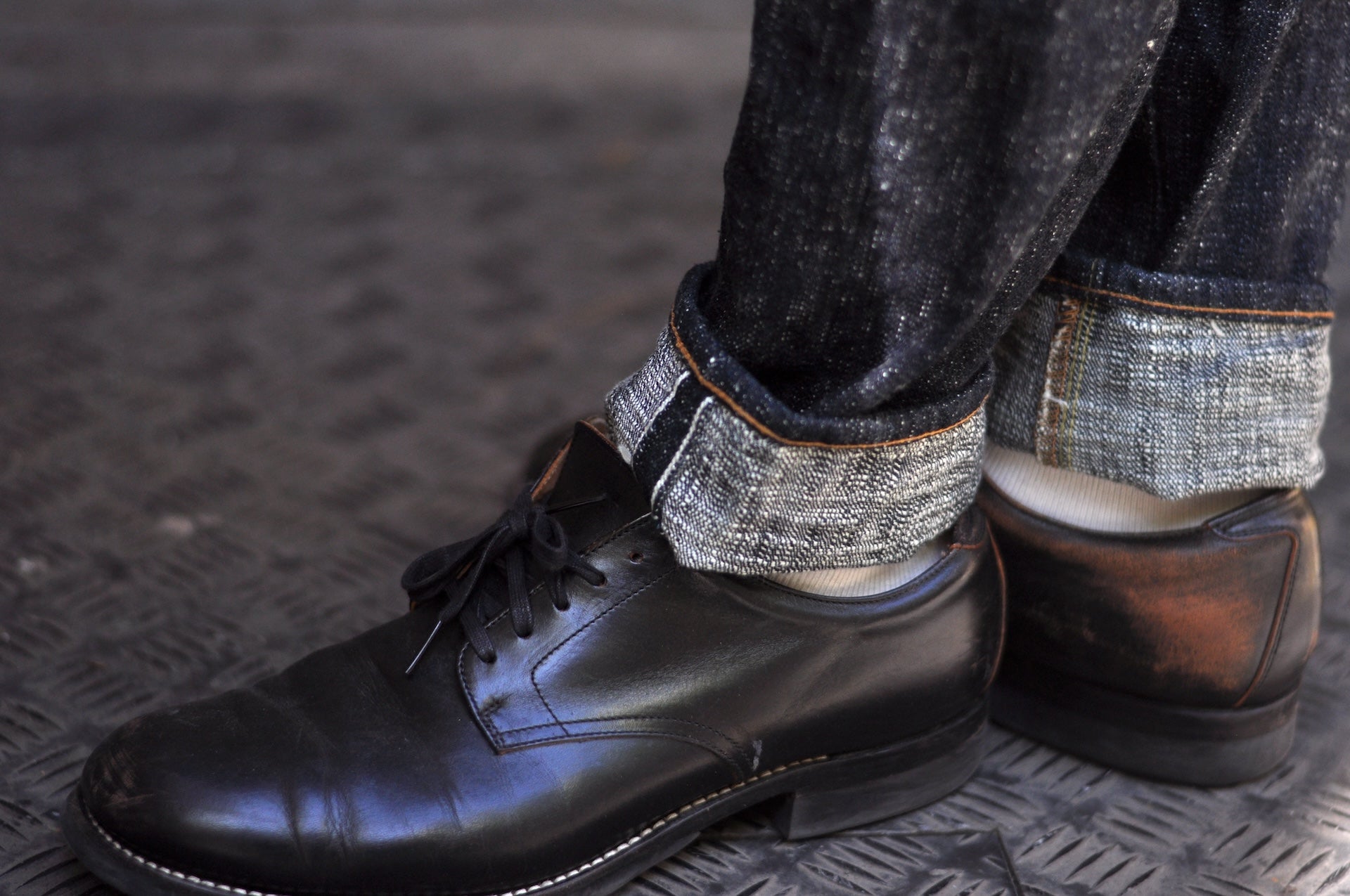 Samurai 17oz "Night-Rain" Vertical Slubby Denim (Relaxed Tapered fit)