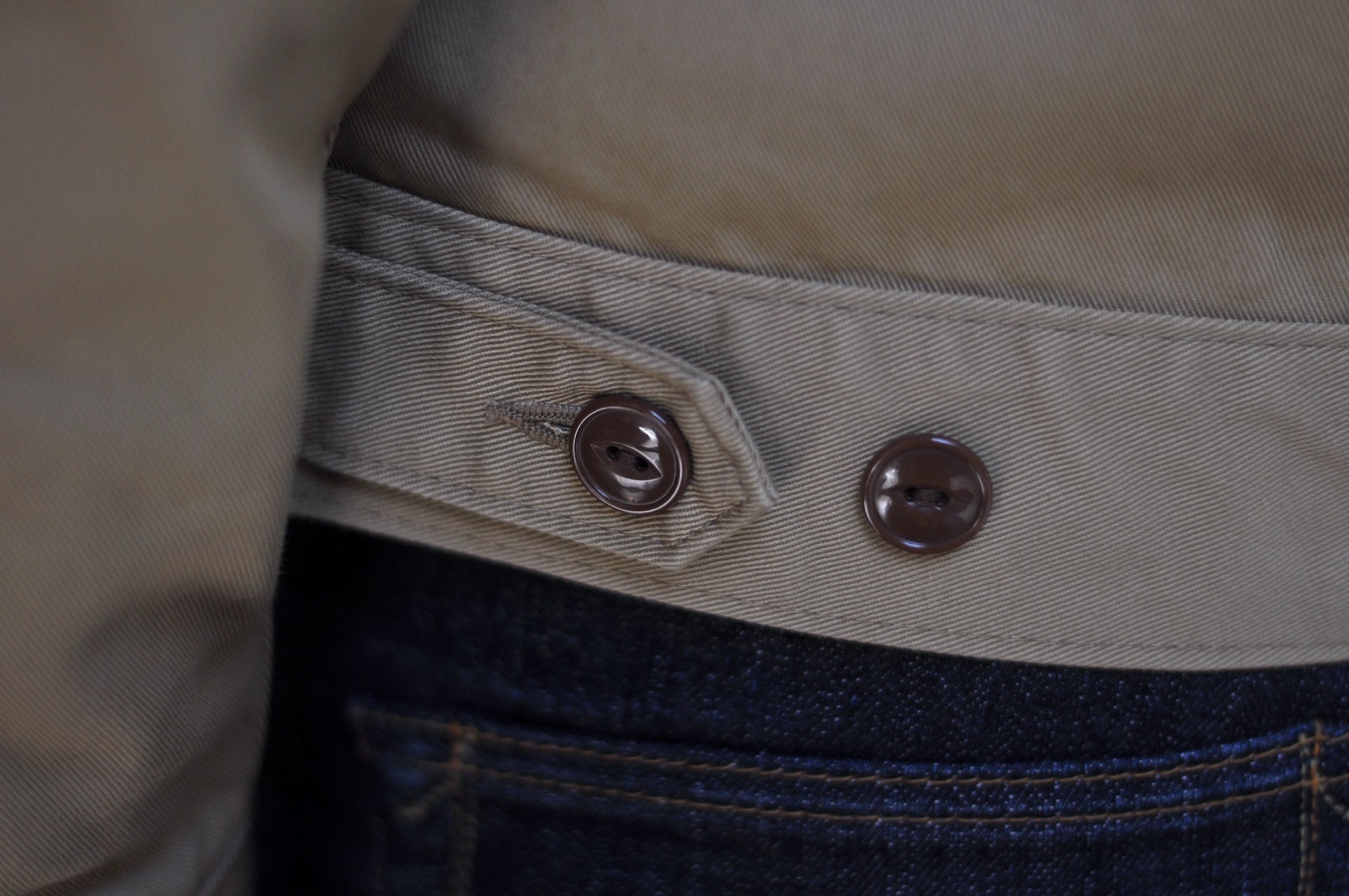 Iron Heart 12oz Kurashikizome Twill Work Jacket (Beige)