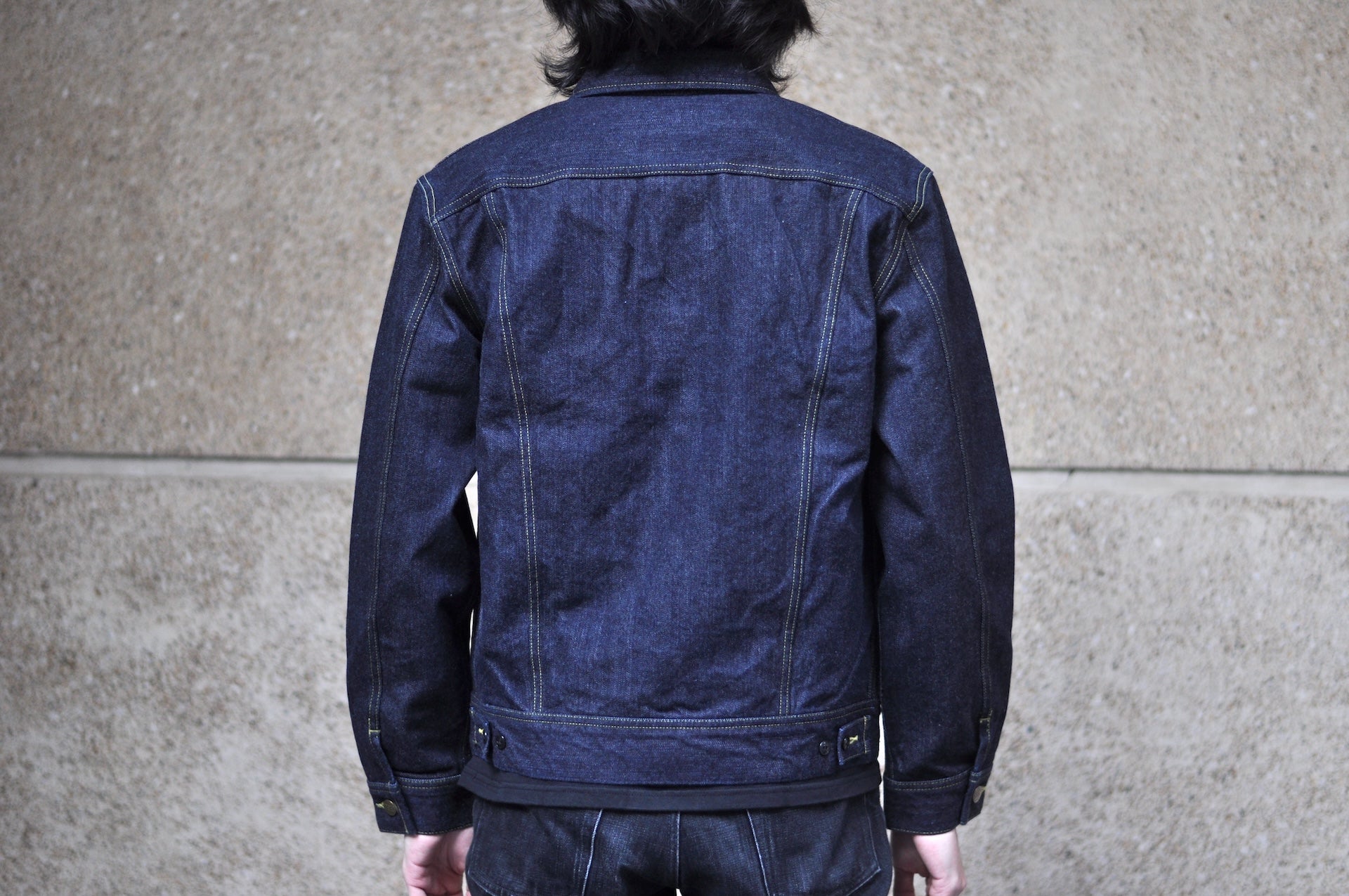 The Flat Head 14.5oz LHT "Rider" Denim Jacket (Indigo)