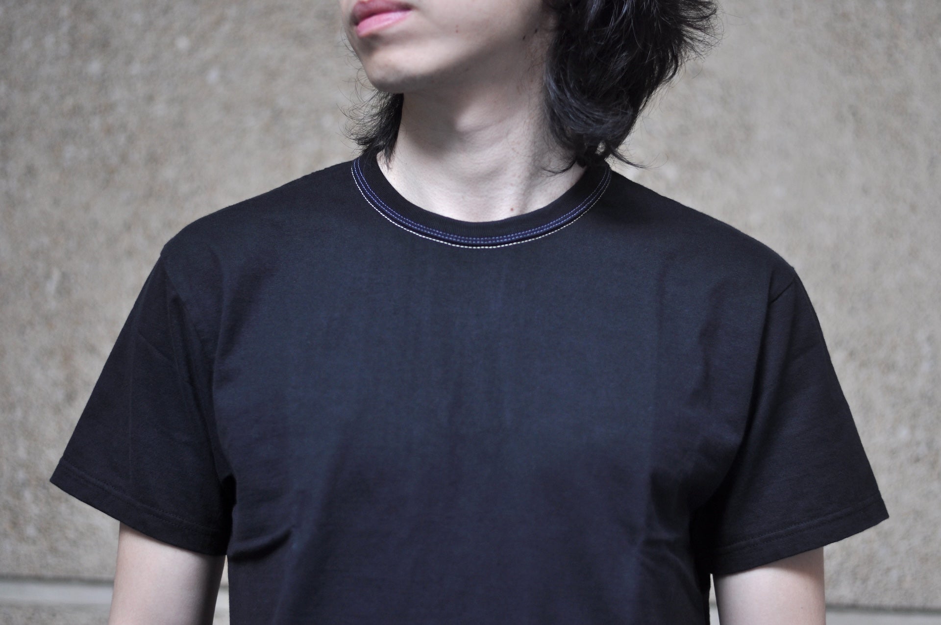 The Flat Head 9oz "Sukajan Tiger" Loopwheeled Tee (Black)
