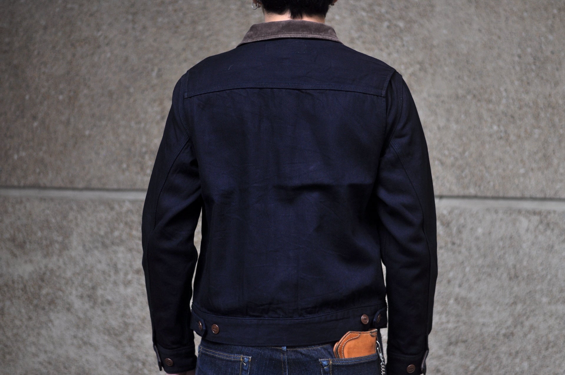 Iron Heart 12oz Kersey Work Jacket (Indigo X Black)
