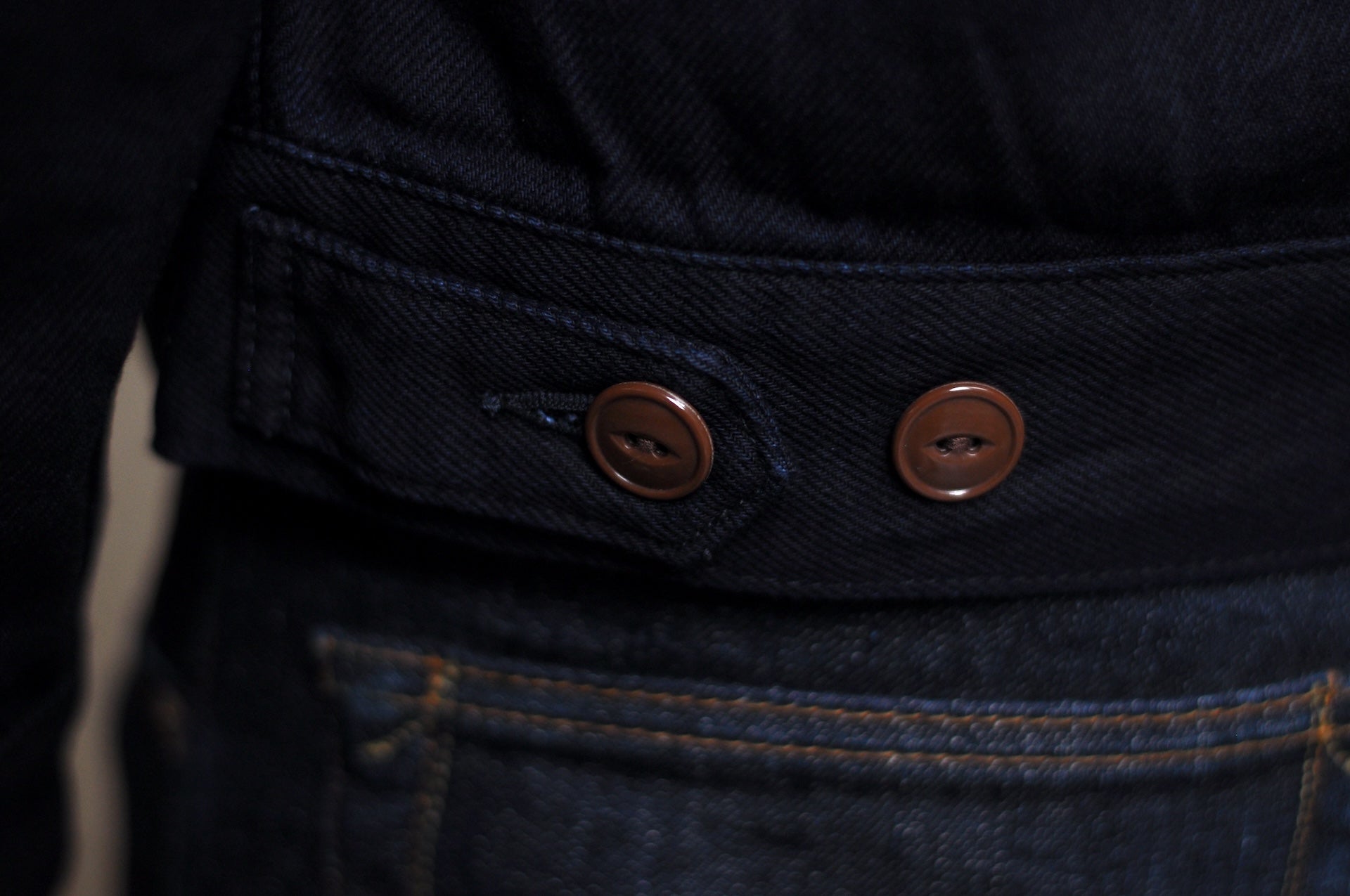 Iron Heart 12oz Kersey Work Jacket (Indigo X Black)
