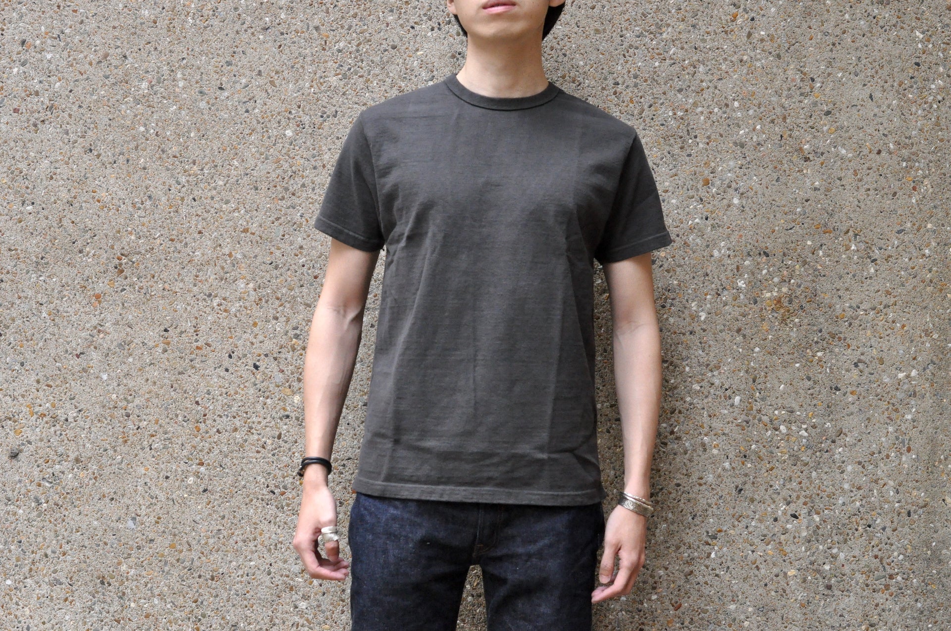Samurai 12oz "Nippon Cotton" Plain Tee (Kuromame)