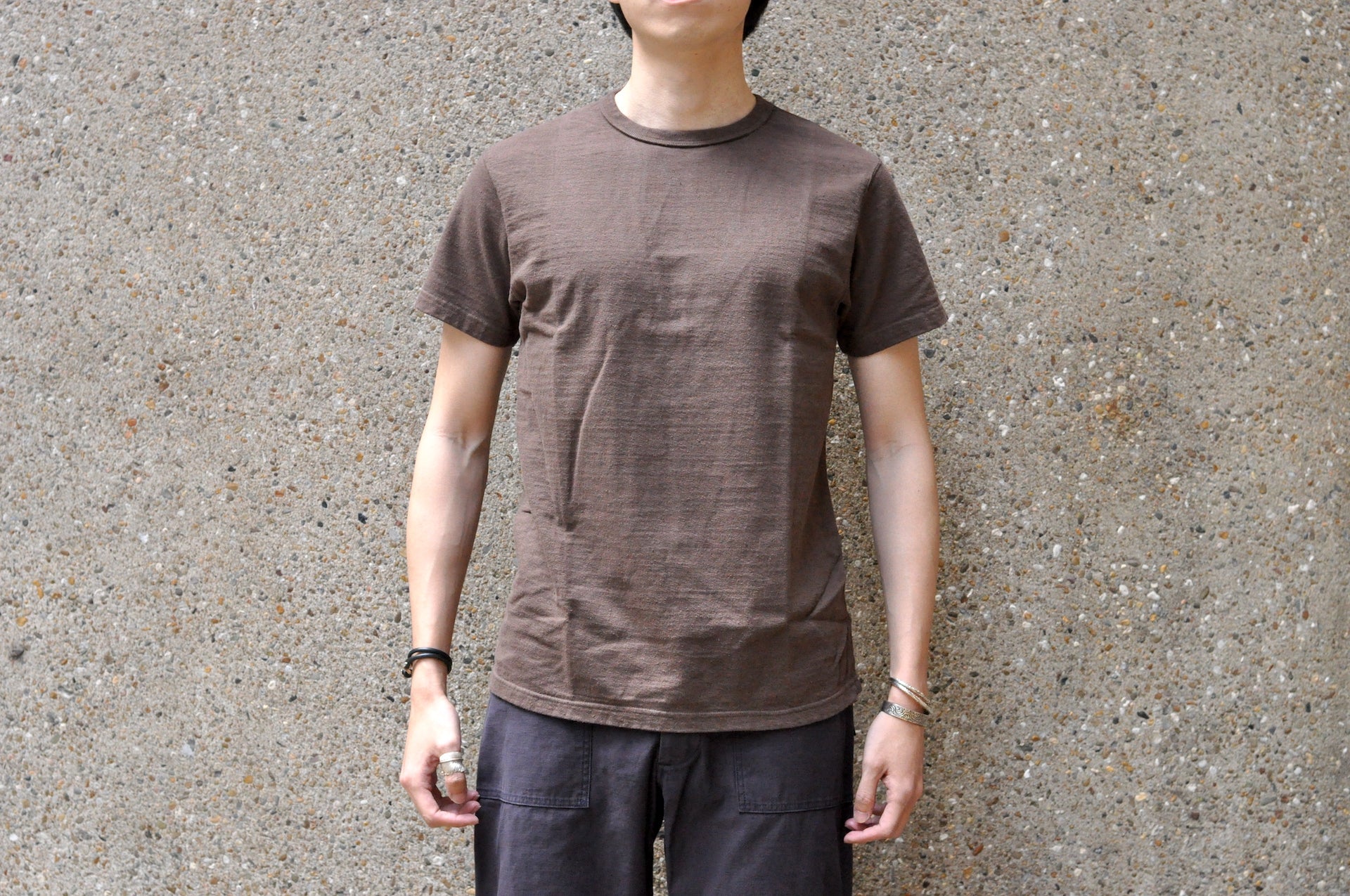 Samurai 12oz "Nippon Cotton" Plain Tee (Dark Kuri)