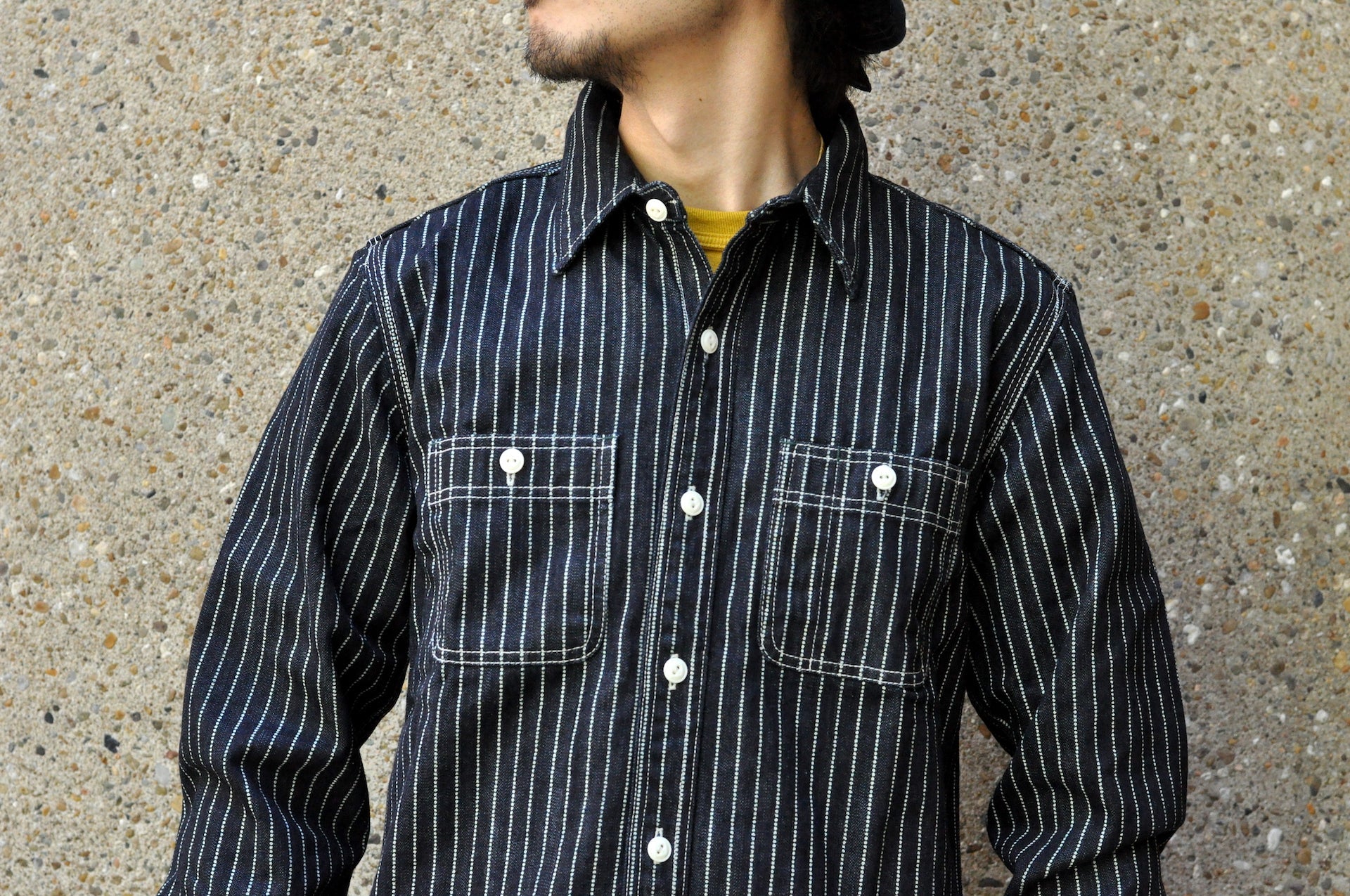 The Flat Head 11oz Indigo Wabash Workshirt