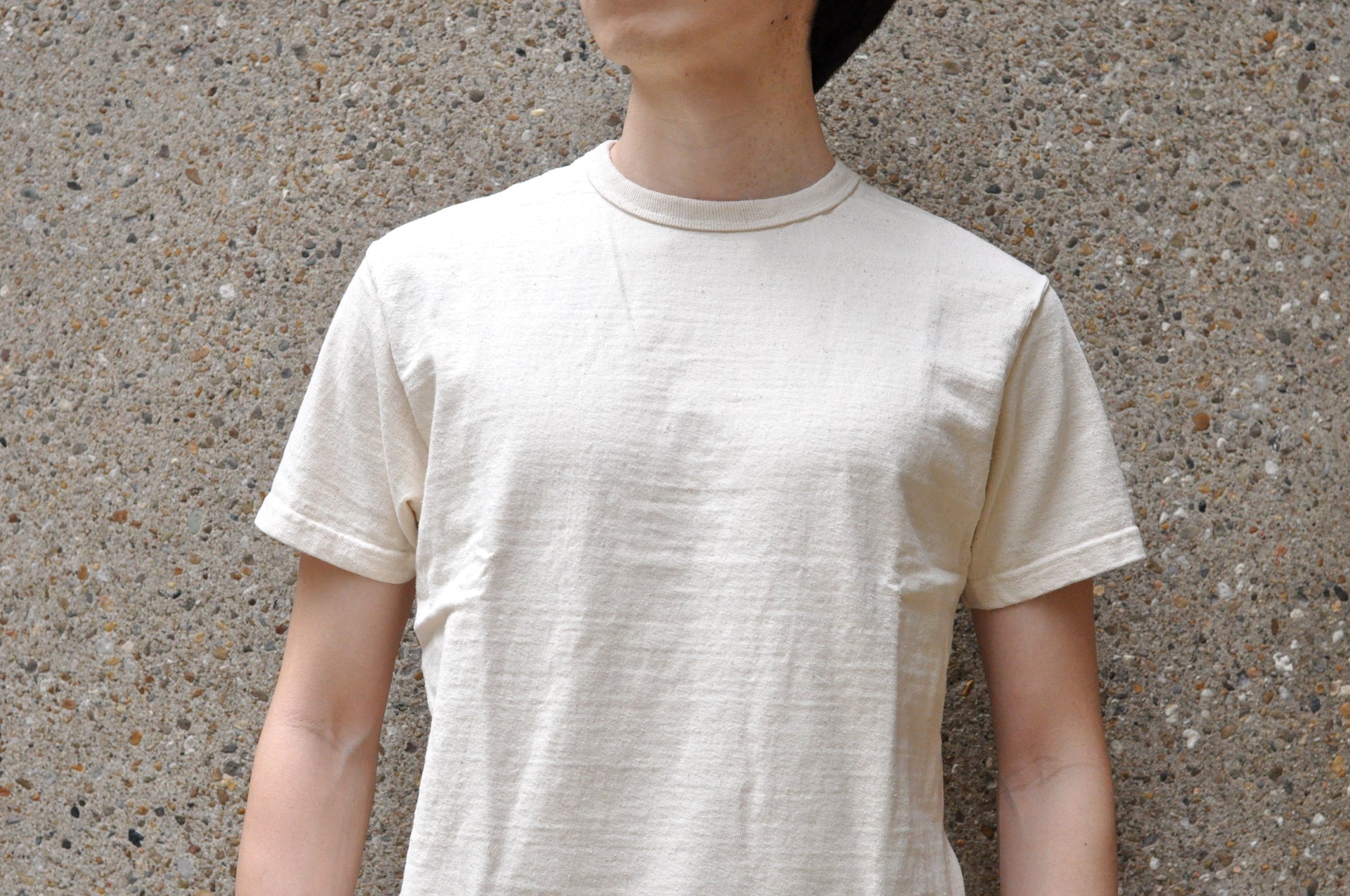 Samurai 12oz "Nippon Cotton" Plain Tee (Natural)