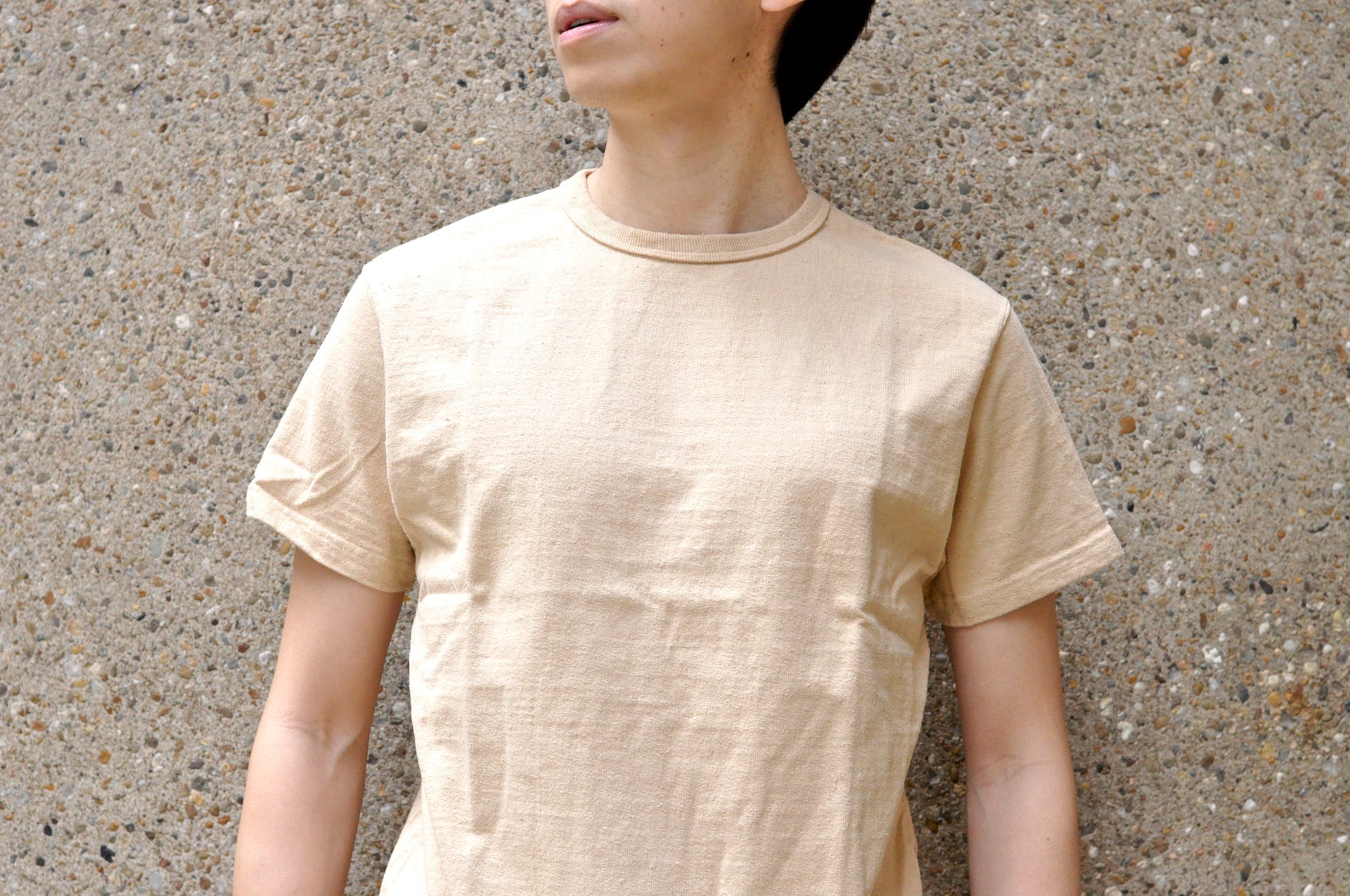 Samurai 12oz "Nippon Cotton" Plain Tee (Pale Kuri)