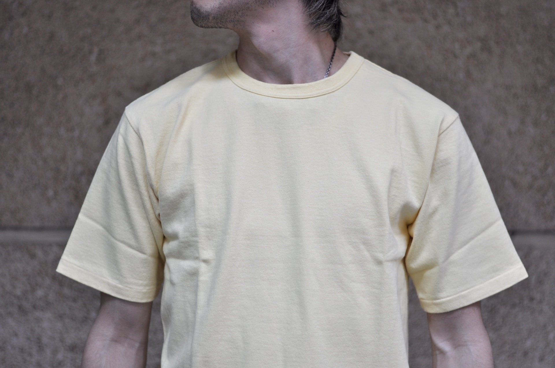 Dubble Works 9oz "Ultra-Heavy" Loopwheeled Tee (Pale Yellow)