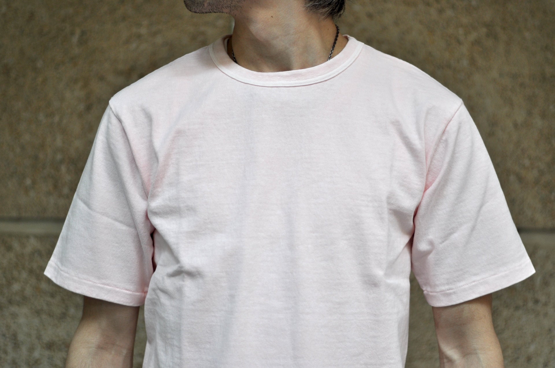 Dubble Works 9oz "Ultra-Heavy" Pigment Dyed Loopwheeled Tee (Salmon Pink)