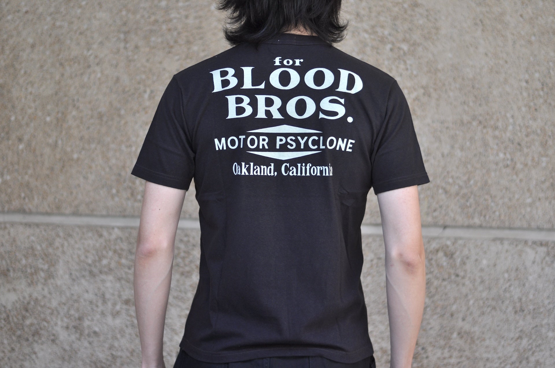Freewheelers "RISING FROM HELL" Loopwheeled Tee (Shady Black)