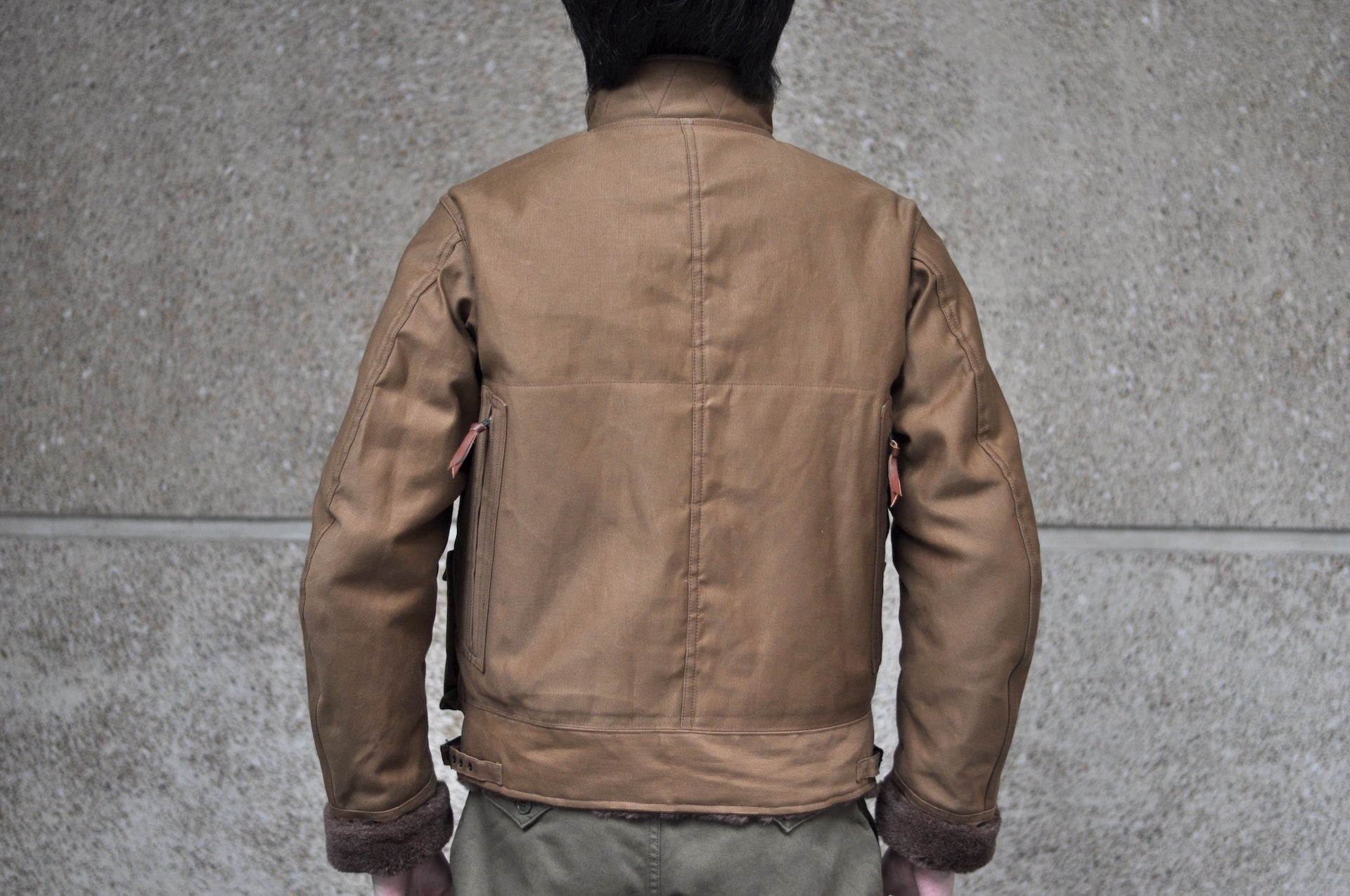 Freewheelers "Winter Aviators" Jacket (Sepia Brown)