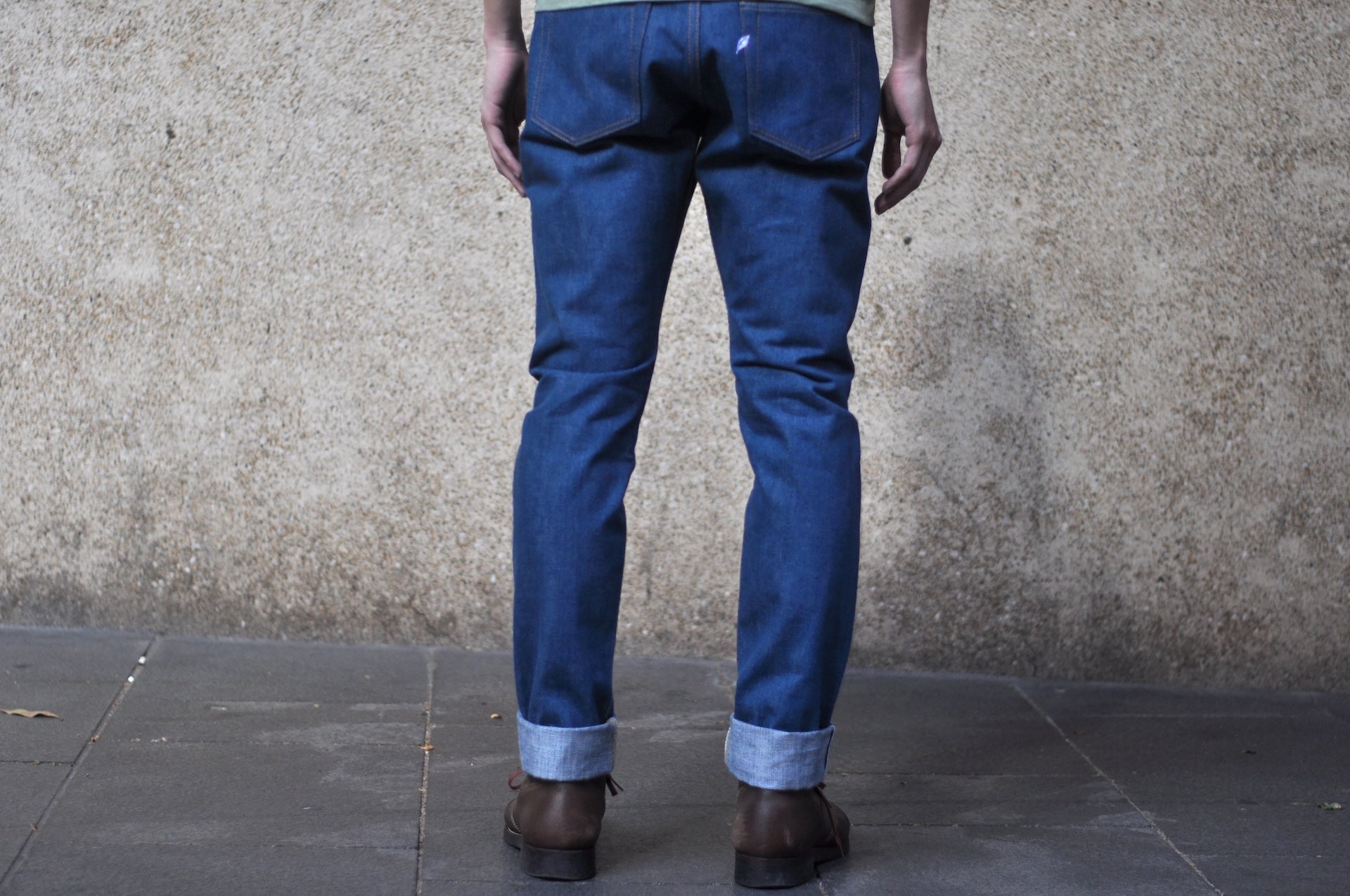 Pure Blue Japan 14oz GRE-019 "Greencast" Denim (Relaxed Tapered Fit)